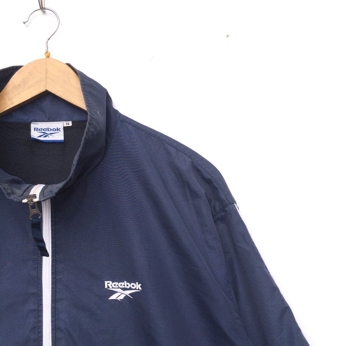 Reebok Vintage 90s Reebok Embroidered Small Logo Jacket | Dope Hype Size US M / EU 48-50 / 2 - 2 Thumbnail
