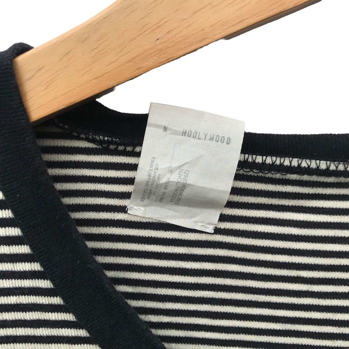 N.Hoolywood N Hoolywood Japan Shirt Mister Hollywood Stripe Grunge Shirt Size US S / EU 44-46 / 1 - 2 Thumbnail