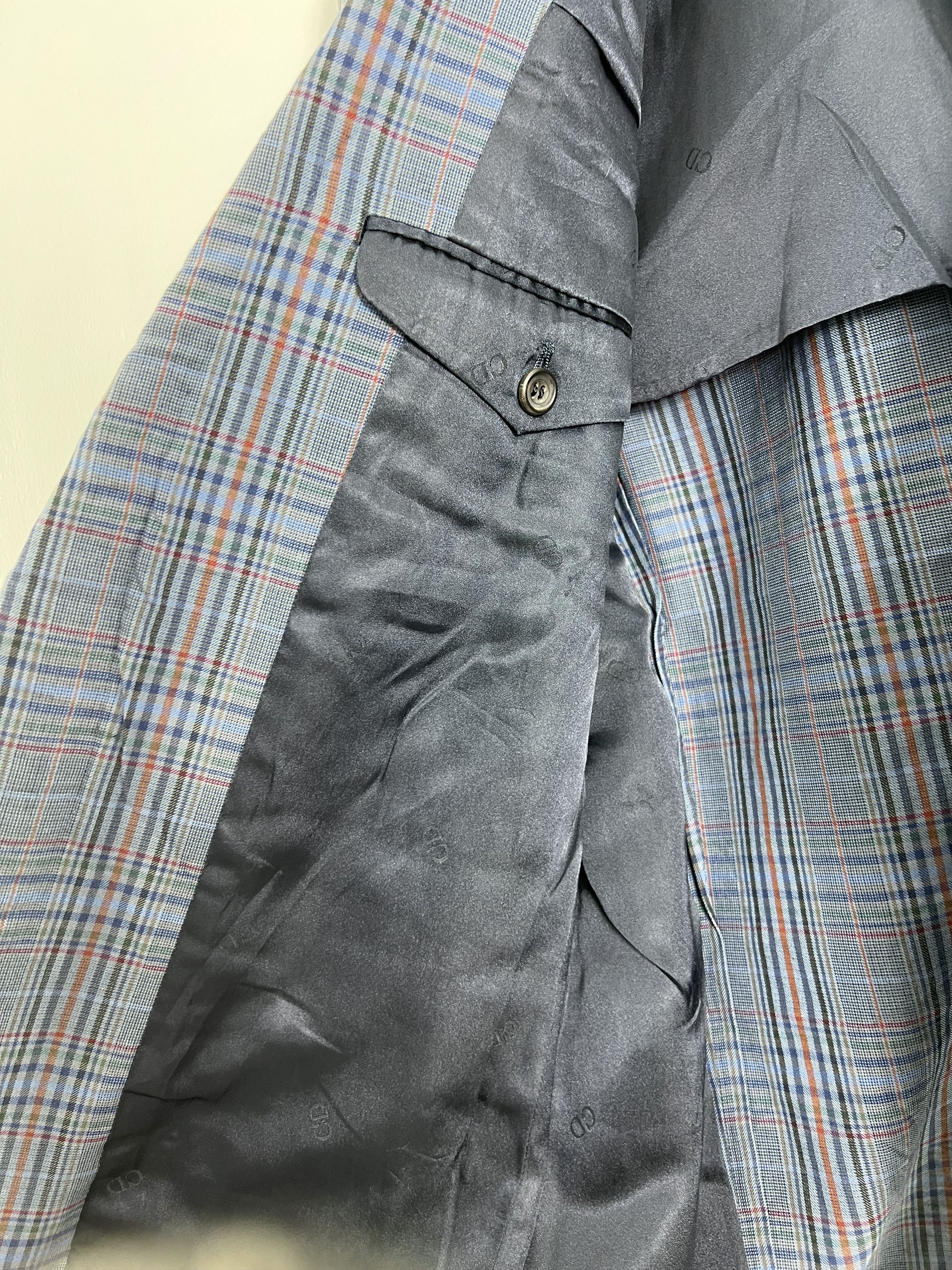 Christian Dior Monsieur Vintage Christian Dior Monsieur check pattern GTMPT082 Size 40L - 8 Thumbnail