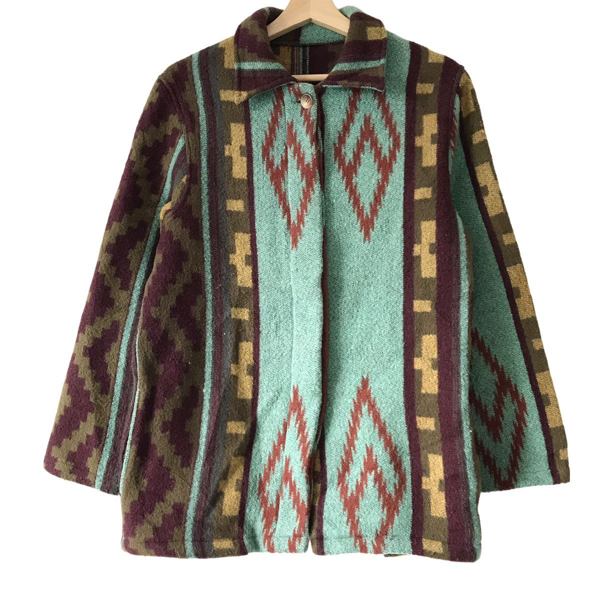 Japanese Brand Navajo Chimayo Native Wool Jacket