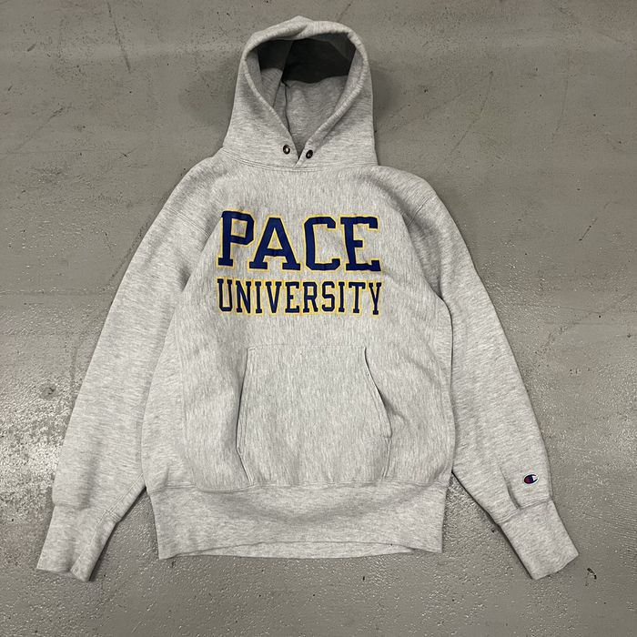 Vintage Vintage 90s Pace University champion RW Hoodie | Grailed