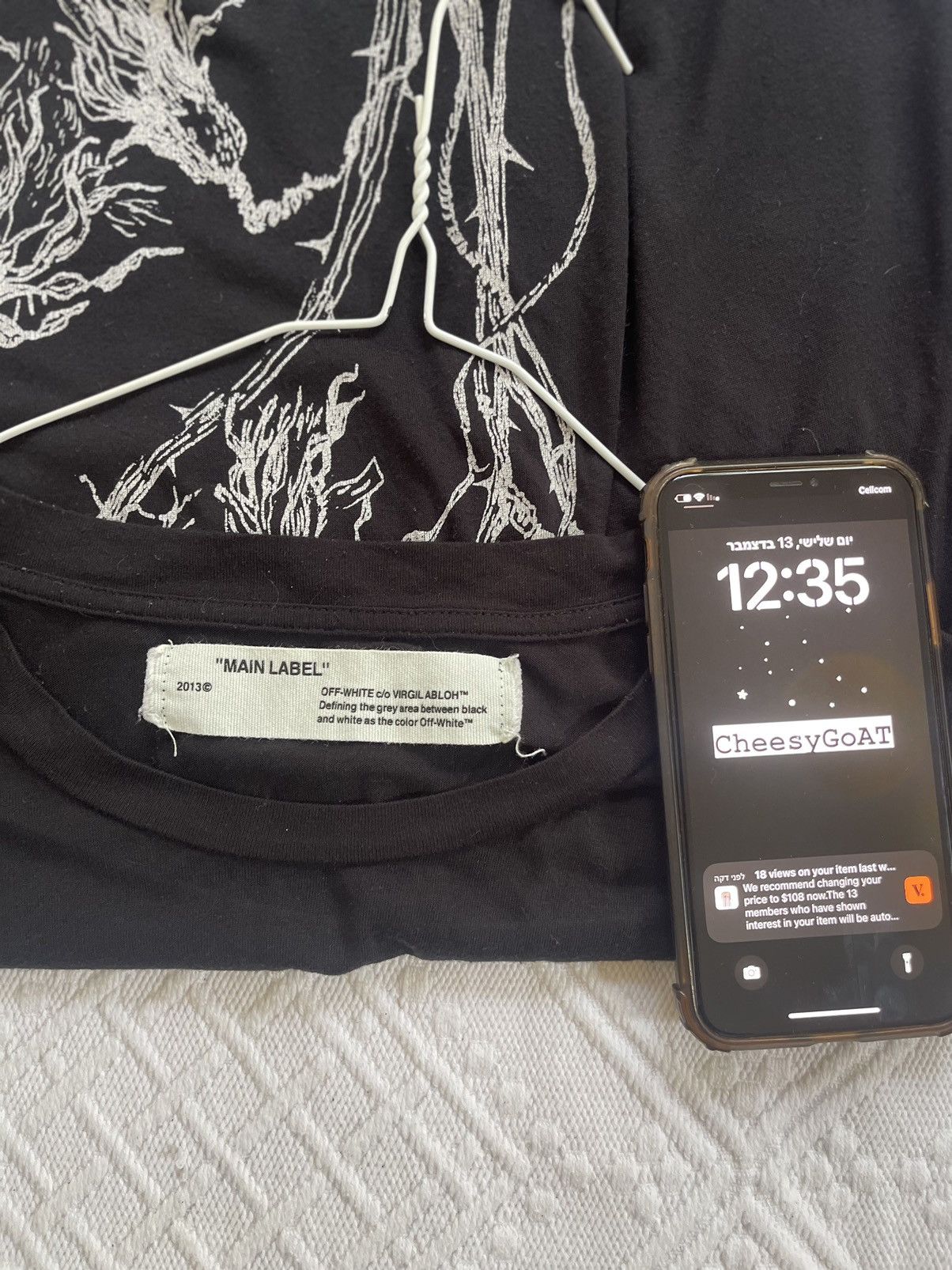 Off-White Off white SS17 TEE Size US S / EU 44-46 / 1 - 11 Thumbnail