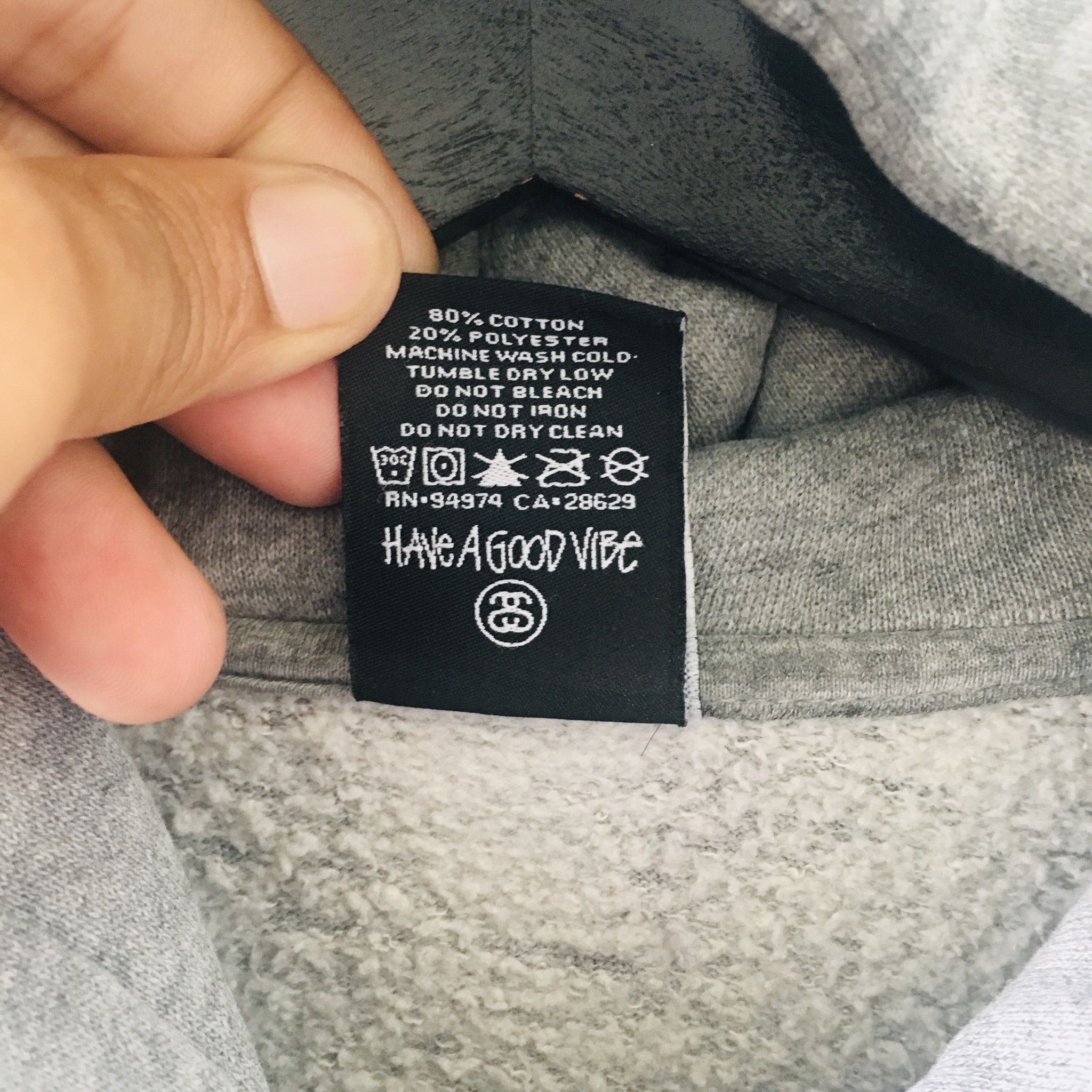 Stussy Vintage Stussy Hoodie 90s Size US L / EU 52-54 / 3 - 9 Thumbnail