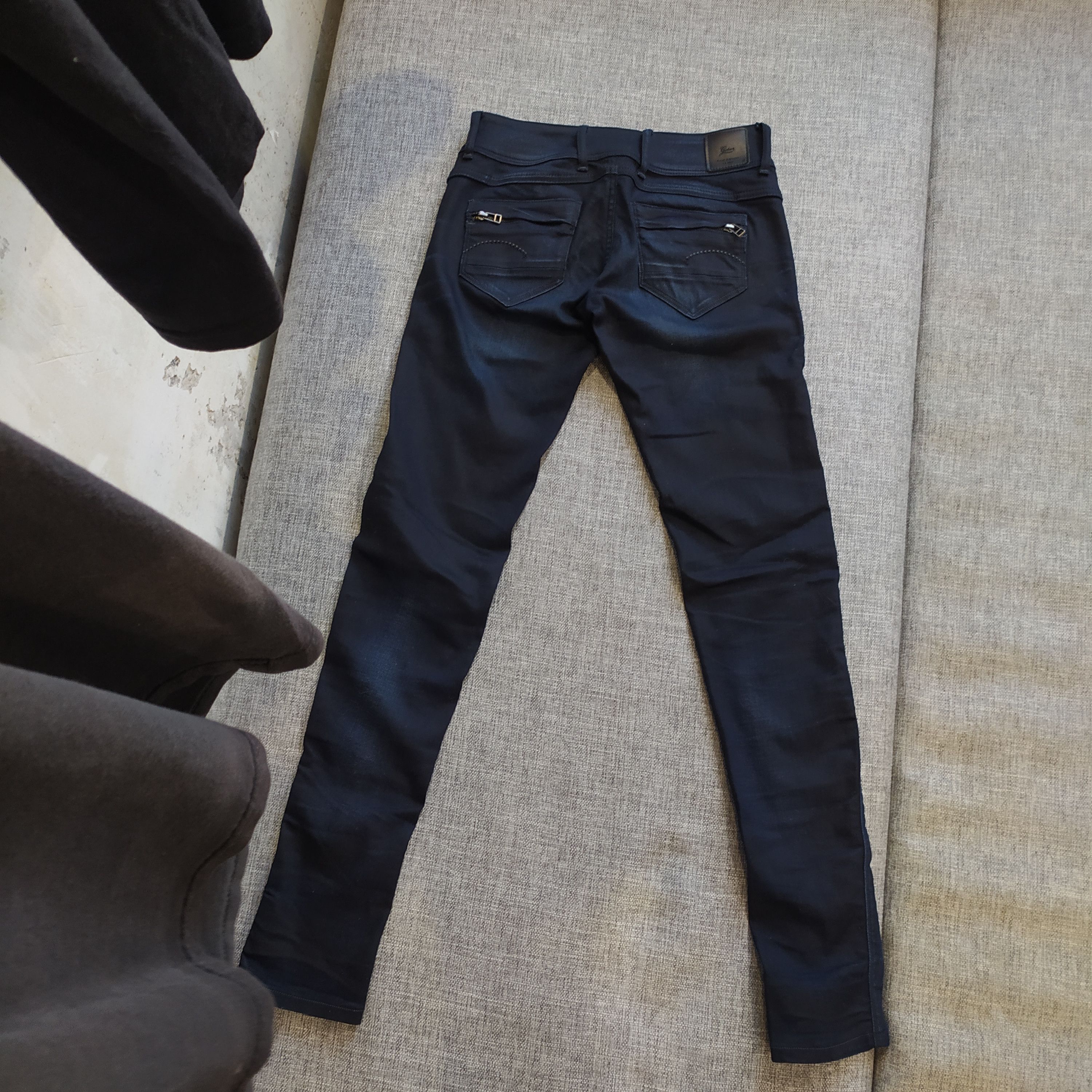 G-Star × Vintage Vintage Y2K Gstar Raw Logo Midge cody skinny Wmn Denim Jeans Size 29" - 7 Thumbnail