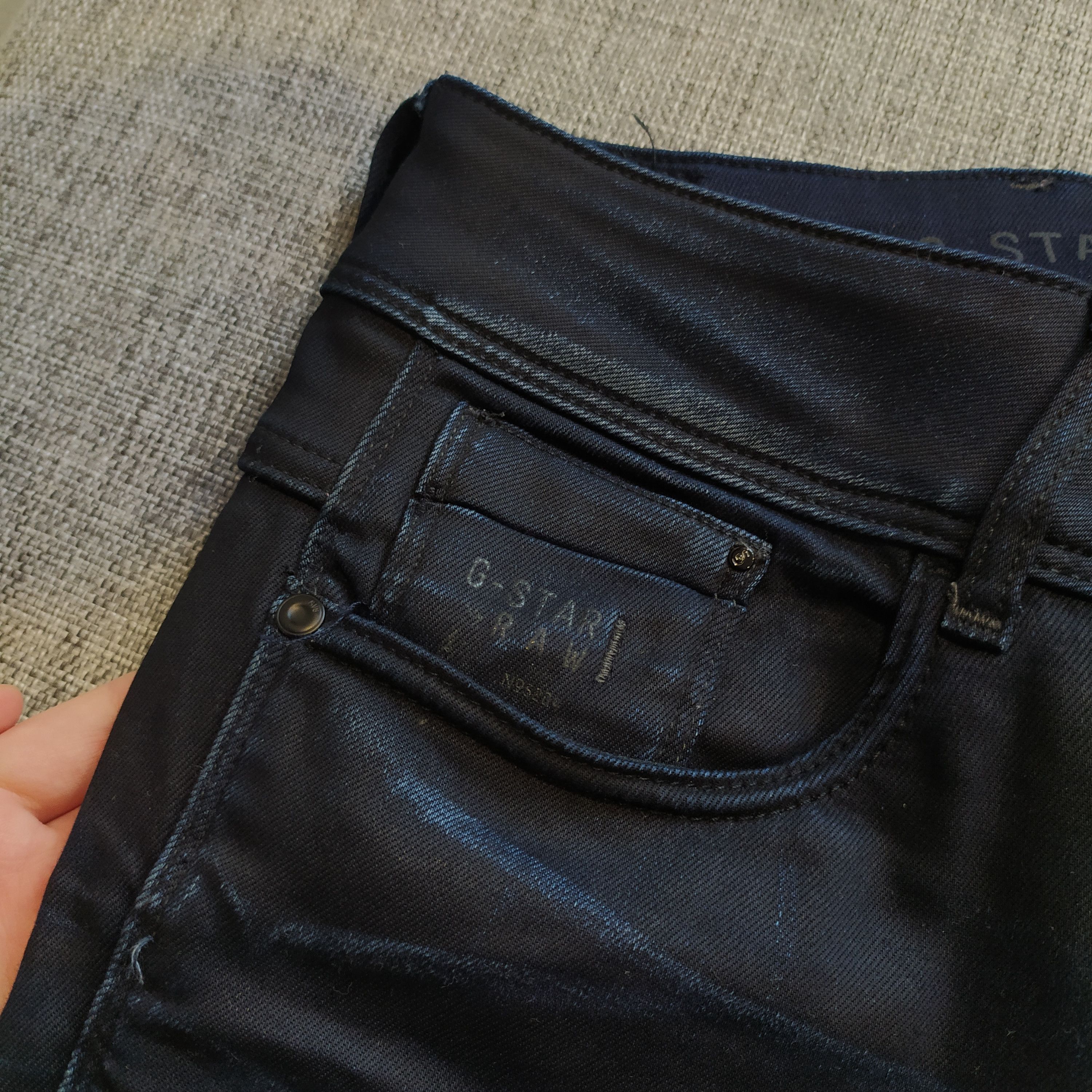 G-Star × Vintage Vintage Y2K Gstar Raw Logo Midge cody skinny Wmn Denim Jeans Size 29" - 4 Thumbnail
