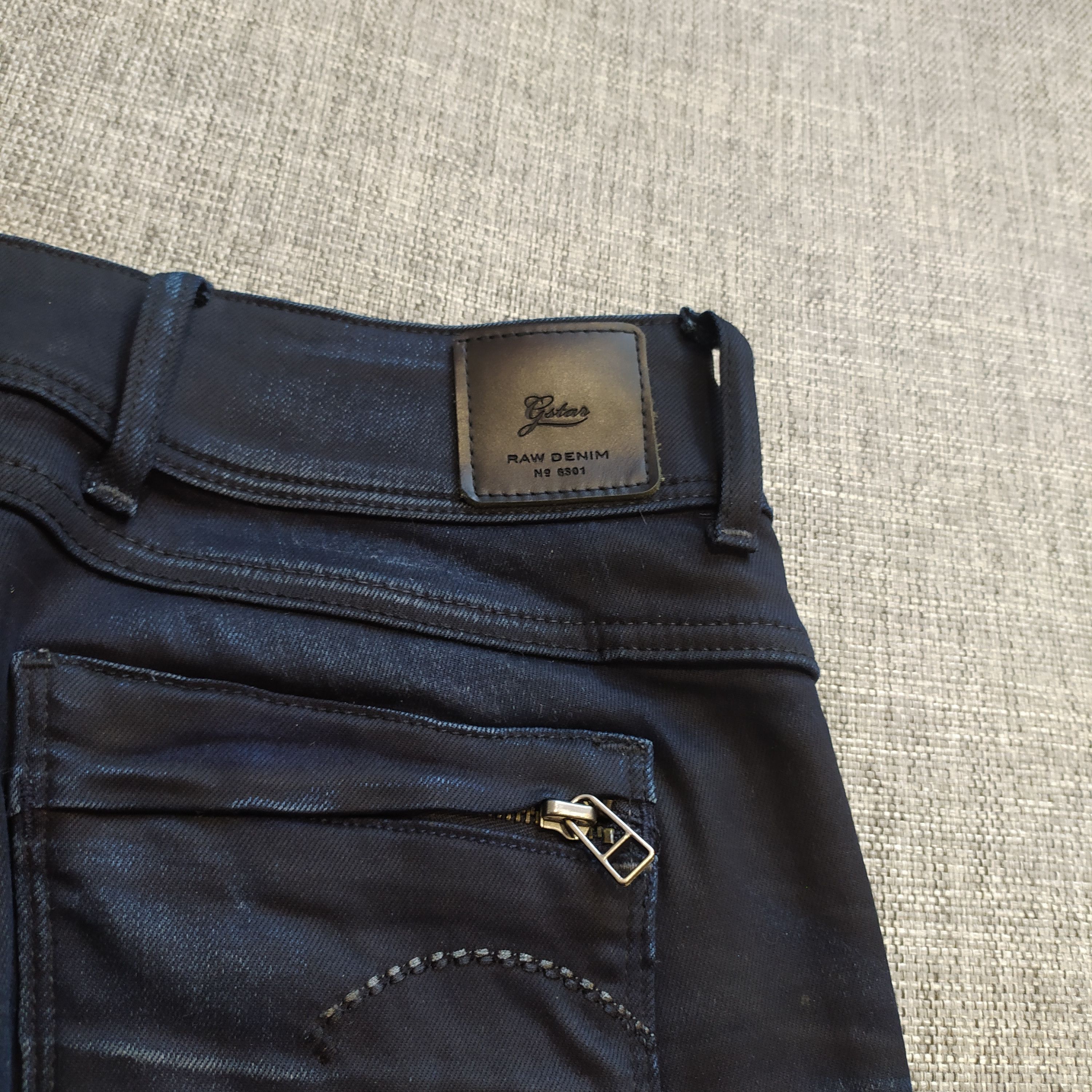 G-Star × Vintage Vintage Y2K Gstar Raw Logo Midge cody skinny Wmn Denim Jeans Size 29" - 9 Thumbnail