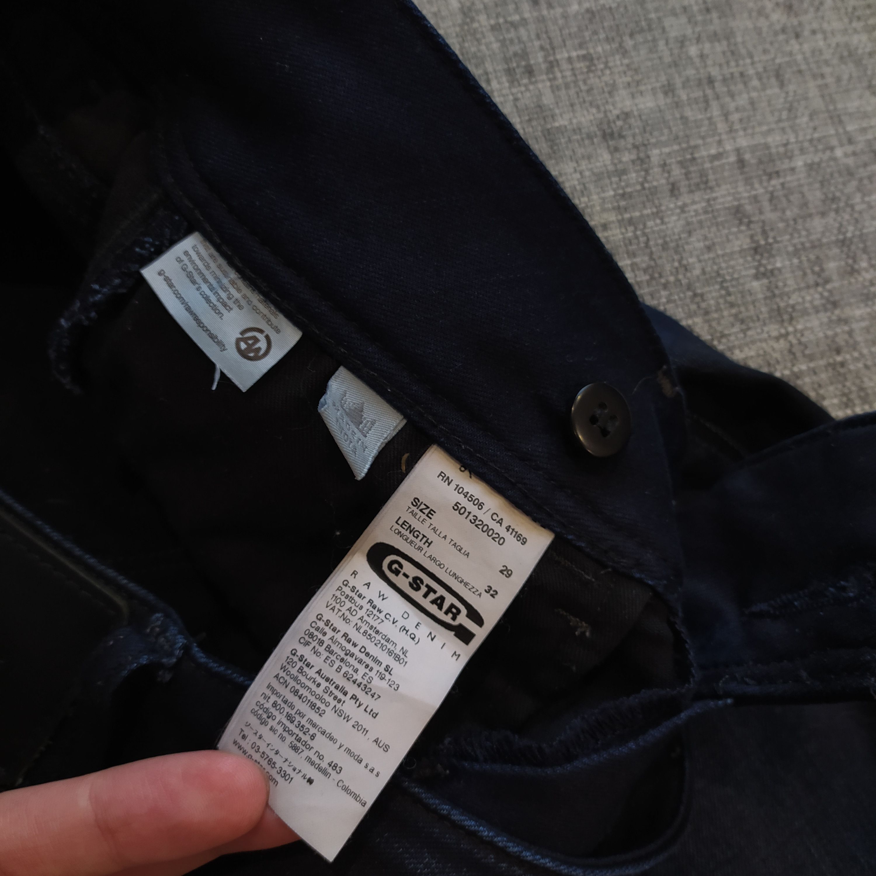 G-Star × Vintage Vintage Y2K Gstar Raw Logo Midge cody skinny Wmn Denim Jeans Size 29" - 6 Thumbnail