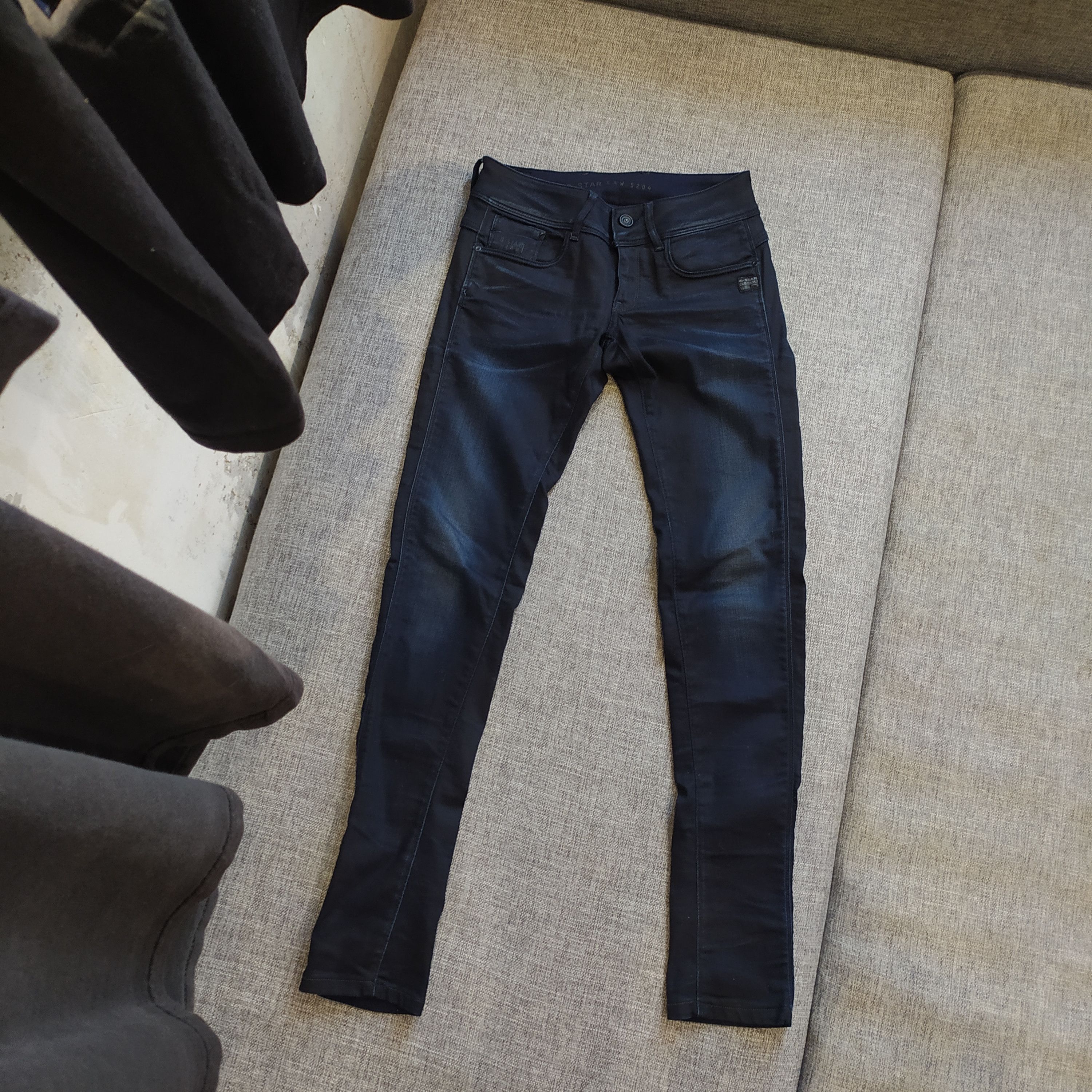 G-Star × Vintage Vintage Y2K Gstar Raw Logo Midge cody skinny Wmn Denim Jeans Size 29" - 2 Thumbnail