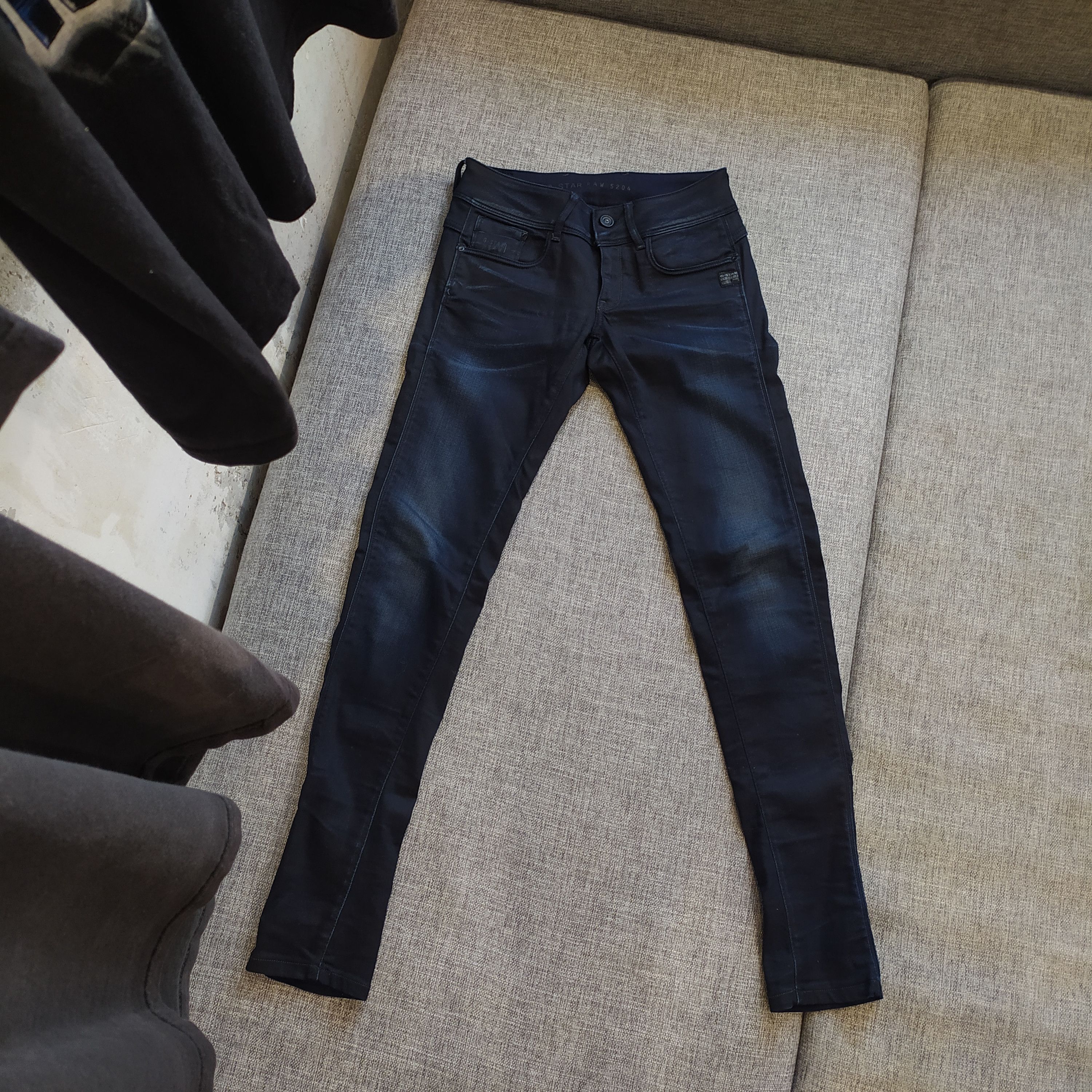 G-Star × Vintage Vintage Y2K Gstar Raw Logo Midge cody skinny Wmn Denim Jeans Size 29" - 1 Thumbnail