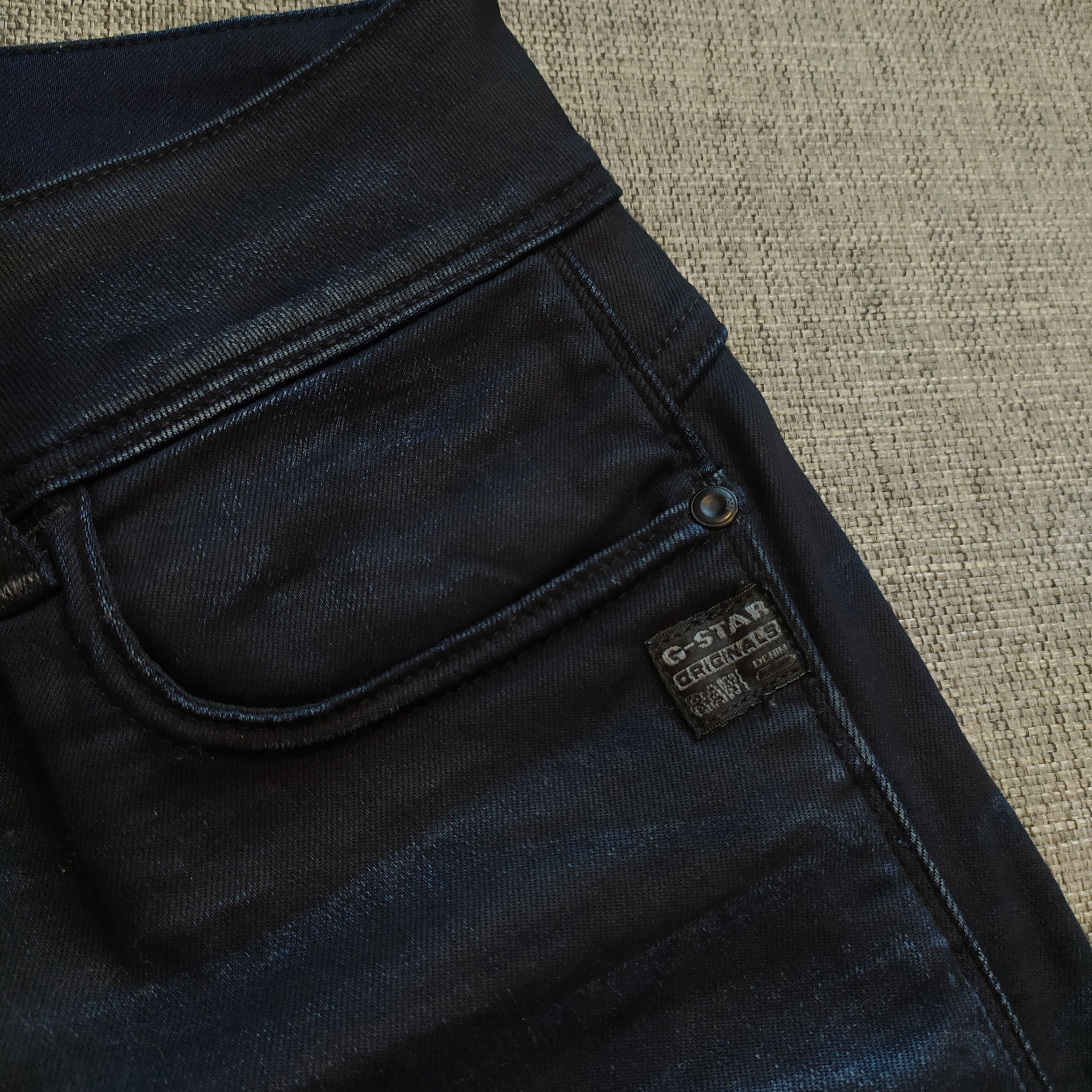 G-Star × Vintage Vintage Y2K Gstar Raw Logo Midge cody skinny Wmn Denim Jeans Size 29" - 5 Thumbnail