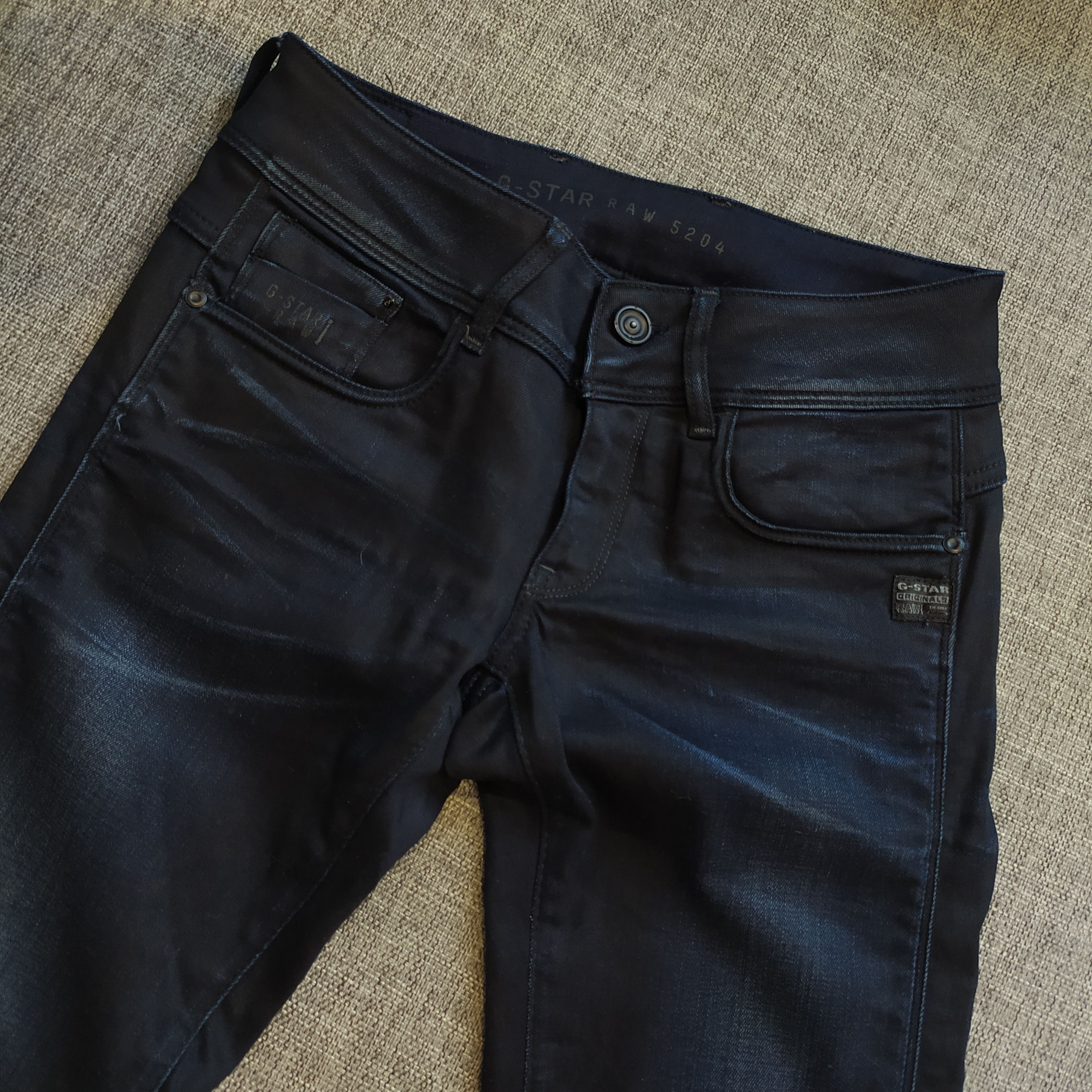 G-Star × Vintage Vintage Y2K Gstar Raw Logo Midge cody skinny Wmn Denim Jeans Size 29" - 3 Thumbnail