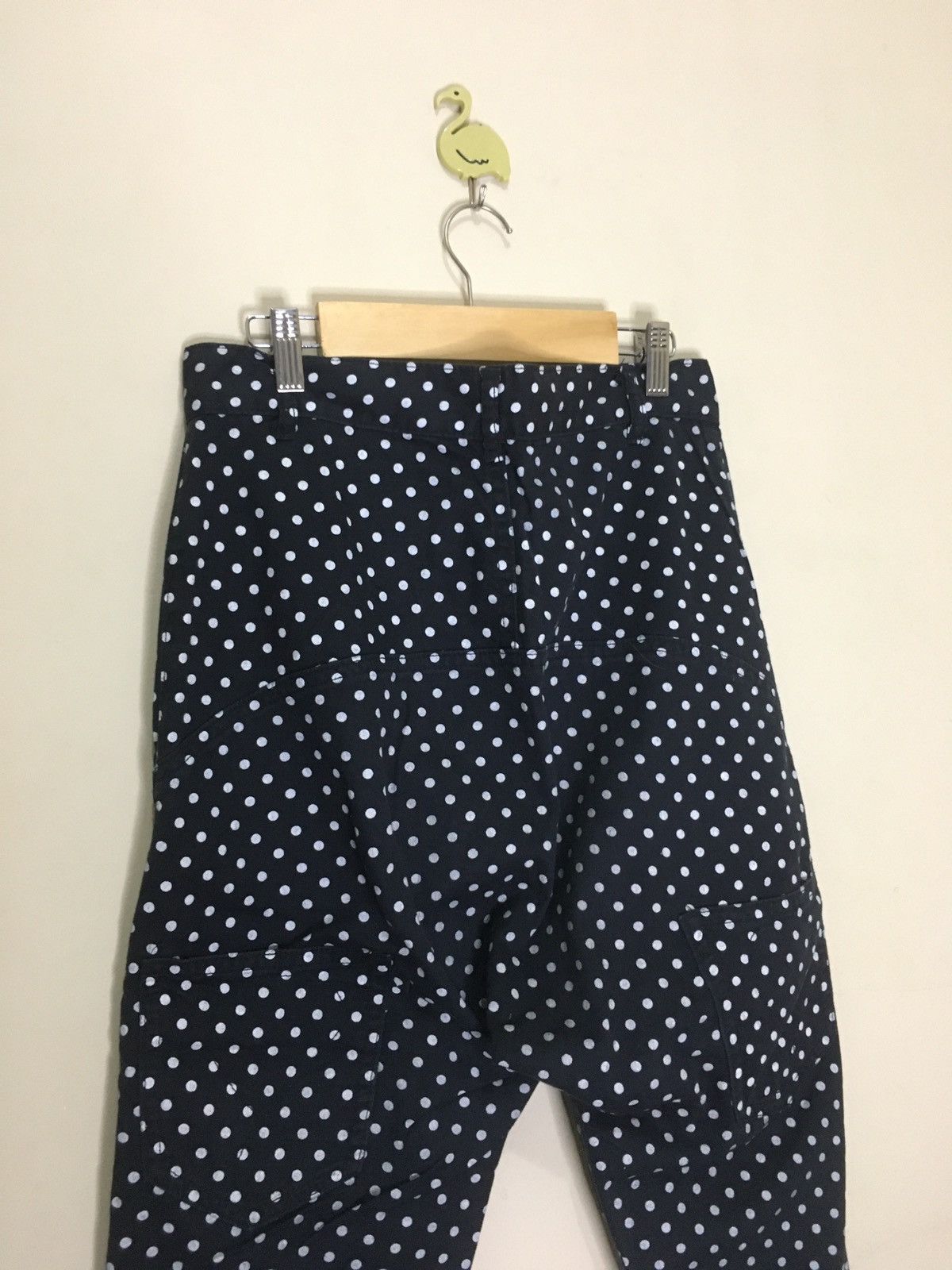 Mercibeaucoup Dot Drop Crotch Pants Polkadot