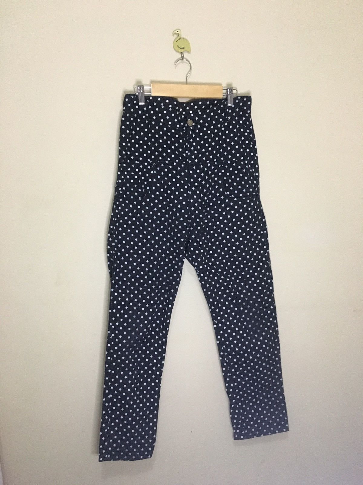 Mercibeaucoup Dot Drop Crotch Pants Polkadot