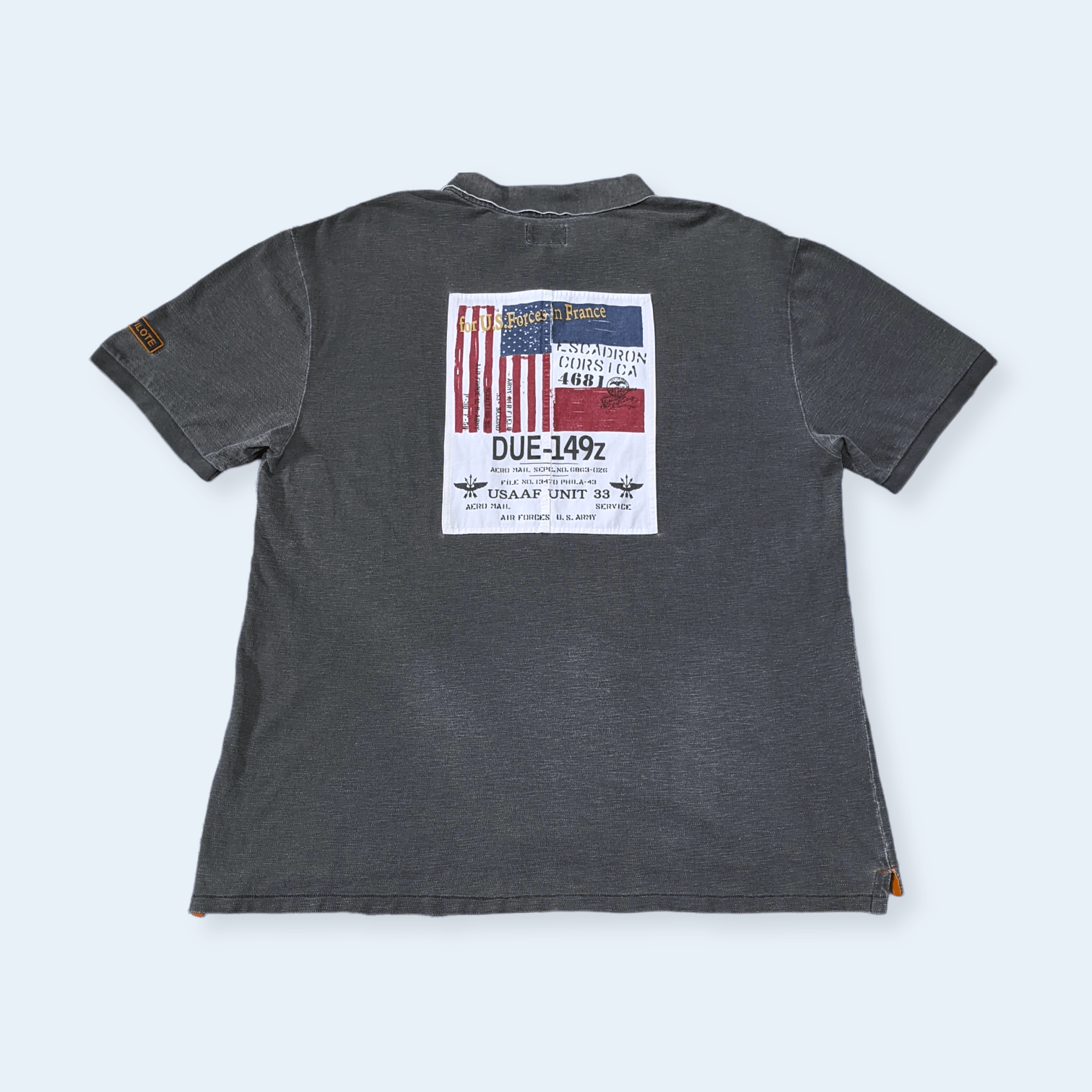 Avirex × Vintage Vintage Avirex Patched Air Force Polo T shirt Size US XXL / EU 58 / 5 - 2 Thumbnail