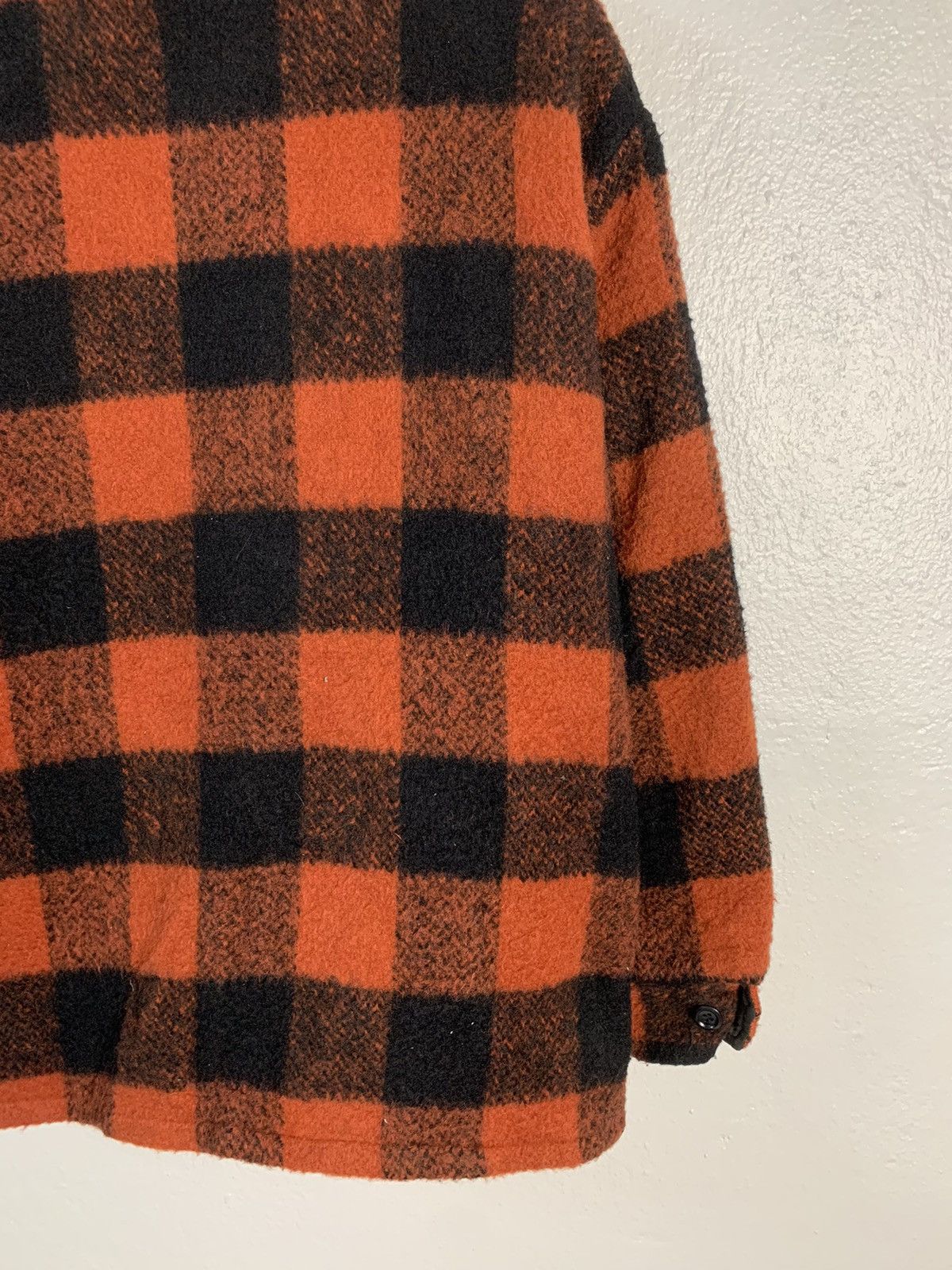 Vintage Vintage Melton Plaid Wool Jacket Size US L / EU 52-54 / 3 - 8 Thumbnail