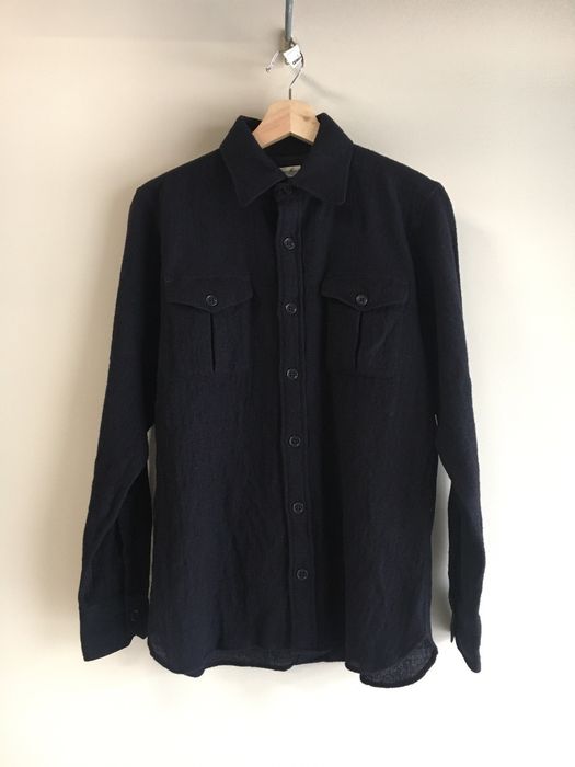 United Arrows Camoshita Wool Overshirt Grailed