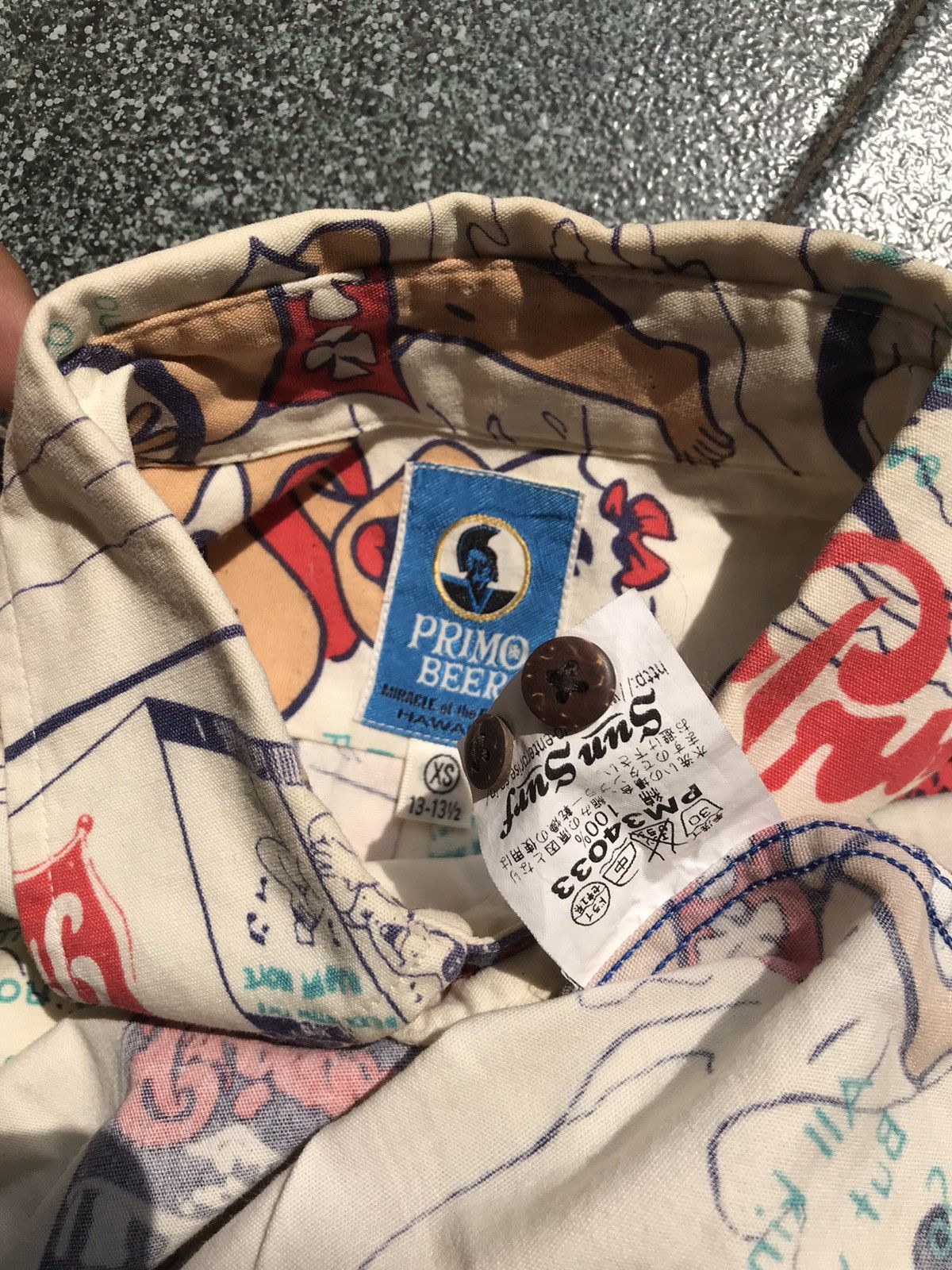 Sun Surf × Toyo Enterprises Rare! Primo beer by sunsurf half button Size US L / EU 52-54 / 3 - 4 Thumbnail