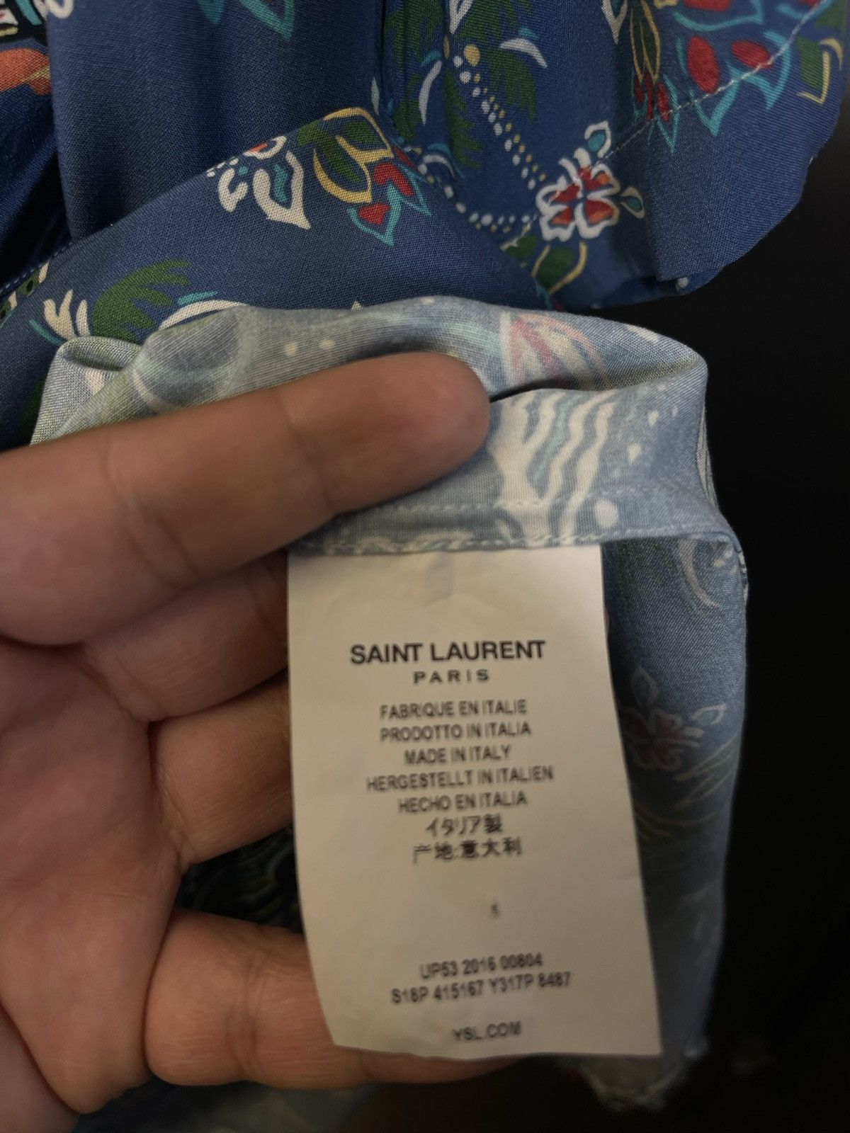 Saint Laurent Paris × Yves Saint Laurent Hawaiian button up Size US XL / EU 56 / 4 - 3 Thumbnail