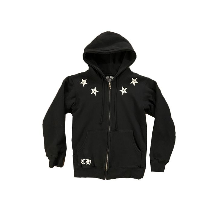 Chrome Hearts CHROME HEARTS ZIP UP HOODIE STAR HOLLYWOOD | Grailed