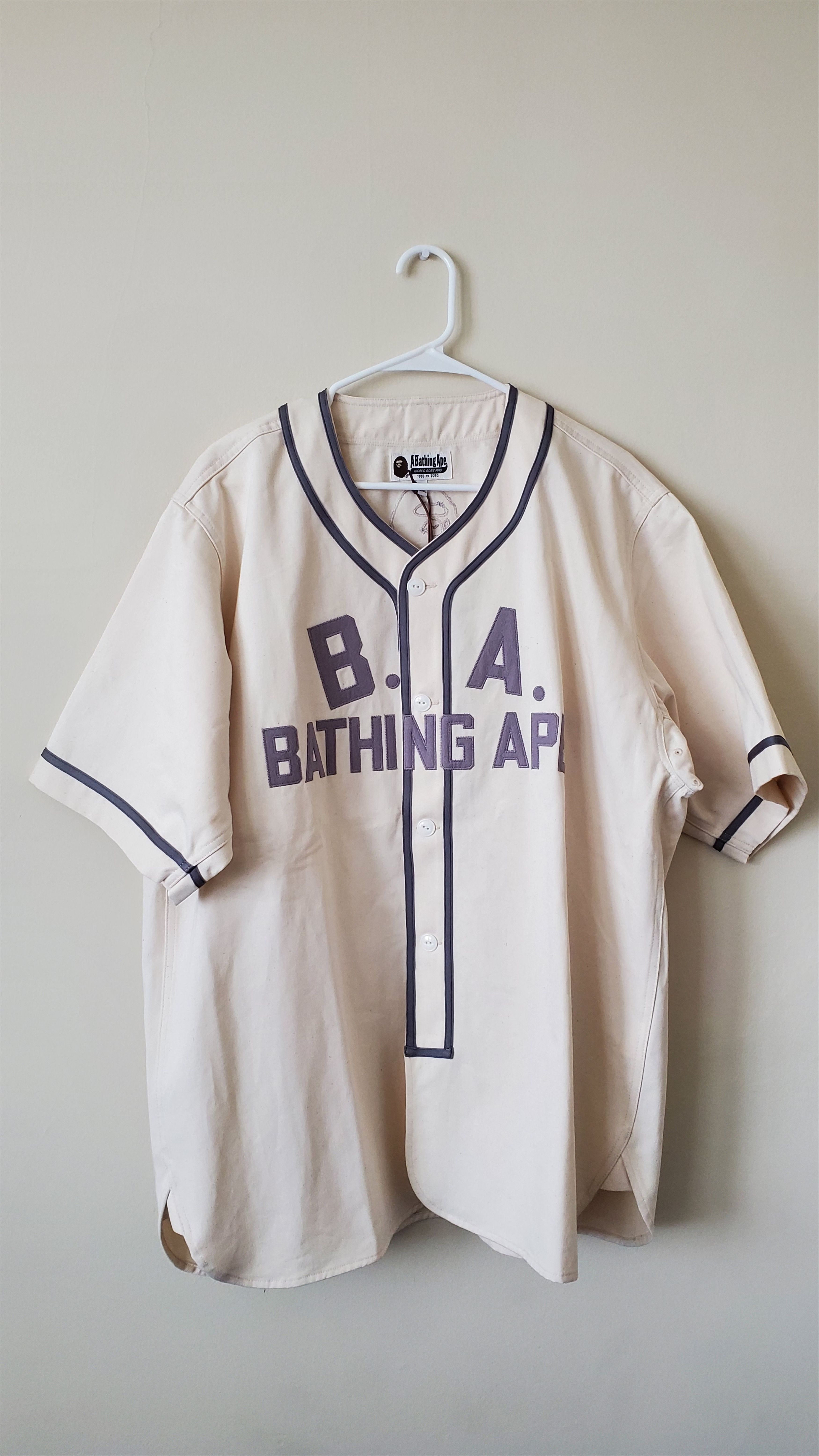 BAPE BASEBALL SHIRT MENS