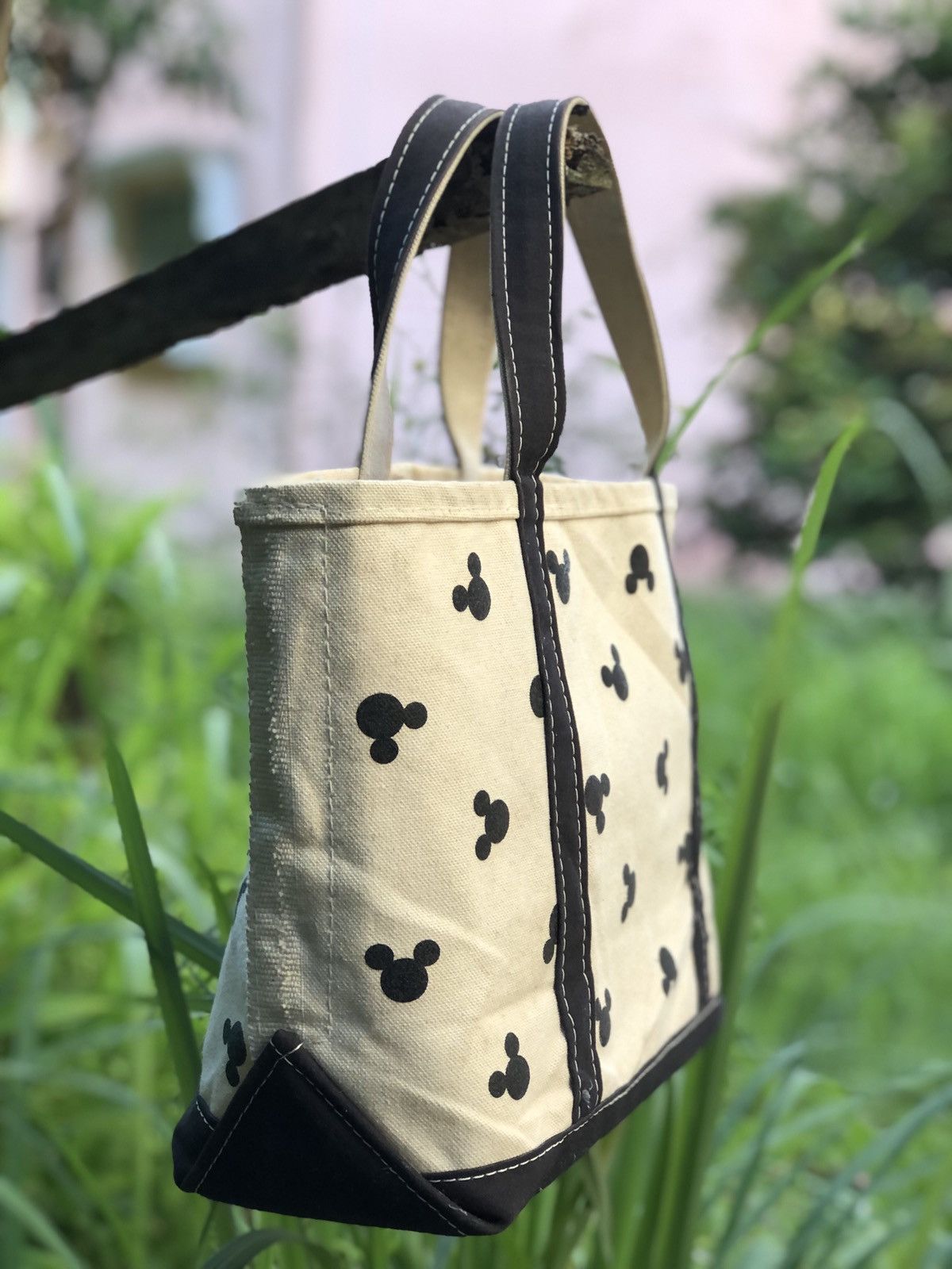 Disney × L.L. Bean Vintage 80's LL Bean x Disney Tote Bag Canvas Size ONE SIZE - 2 Thumbnail