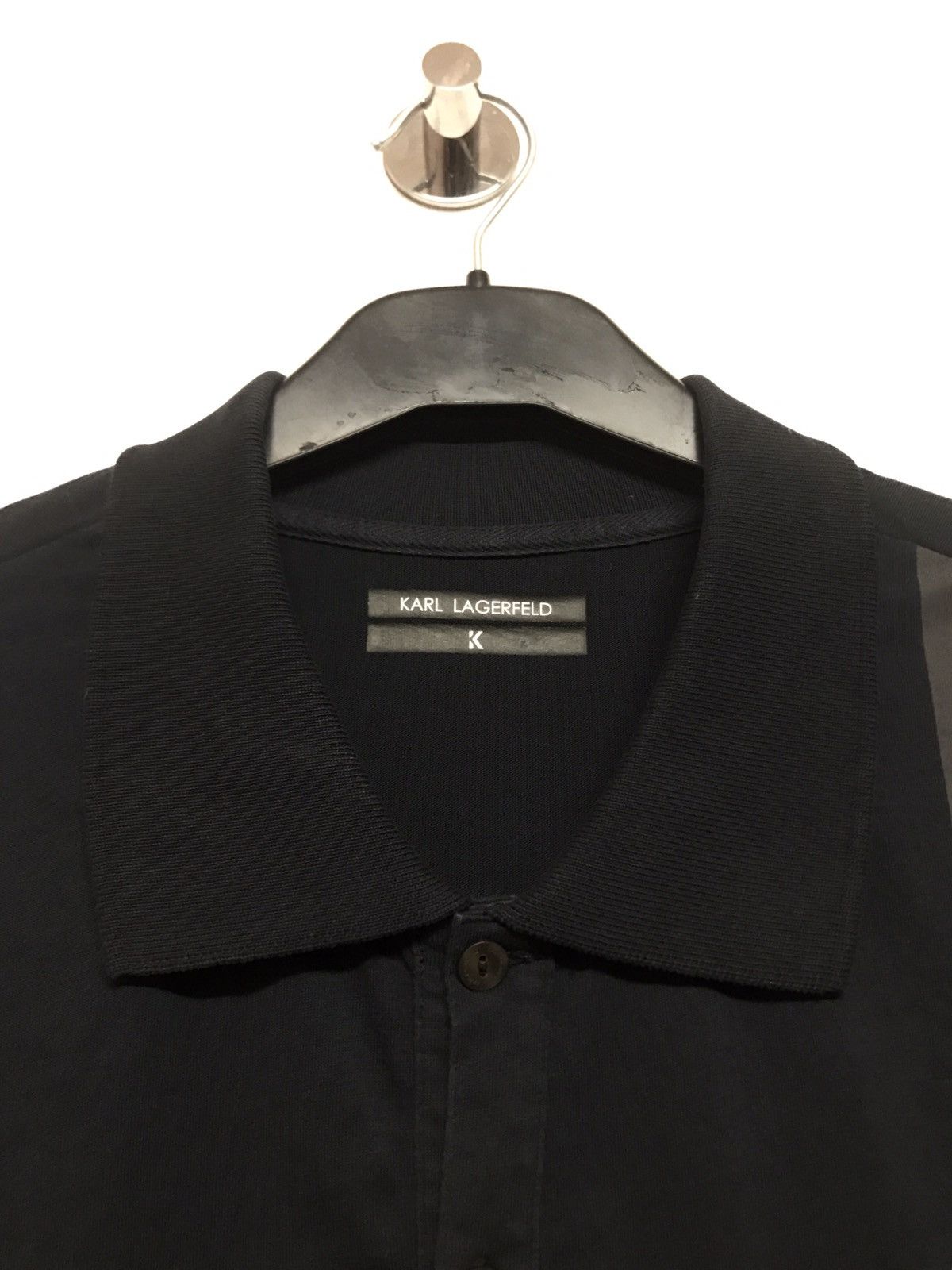 Karl Lagerfeld Bauhaus Artwork Printed Polo Size US L / EU 52-54 / 3 - 6 Thumbnail