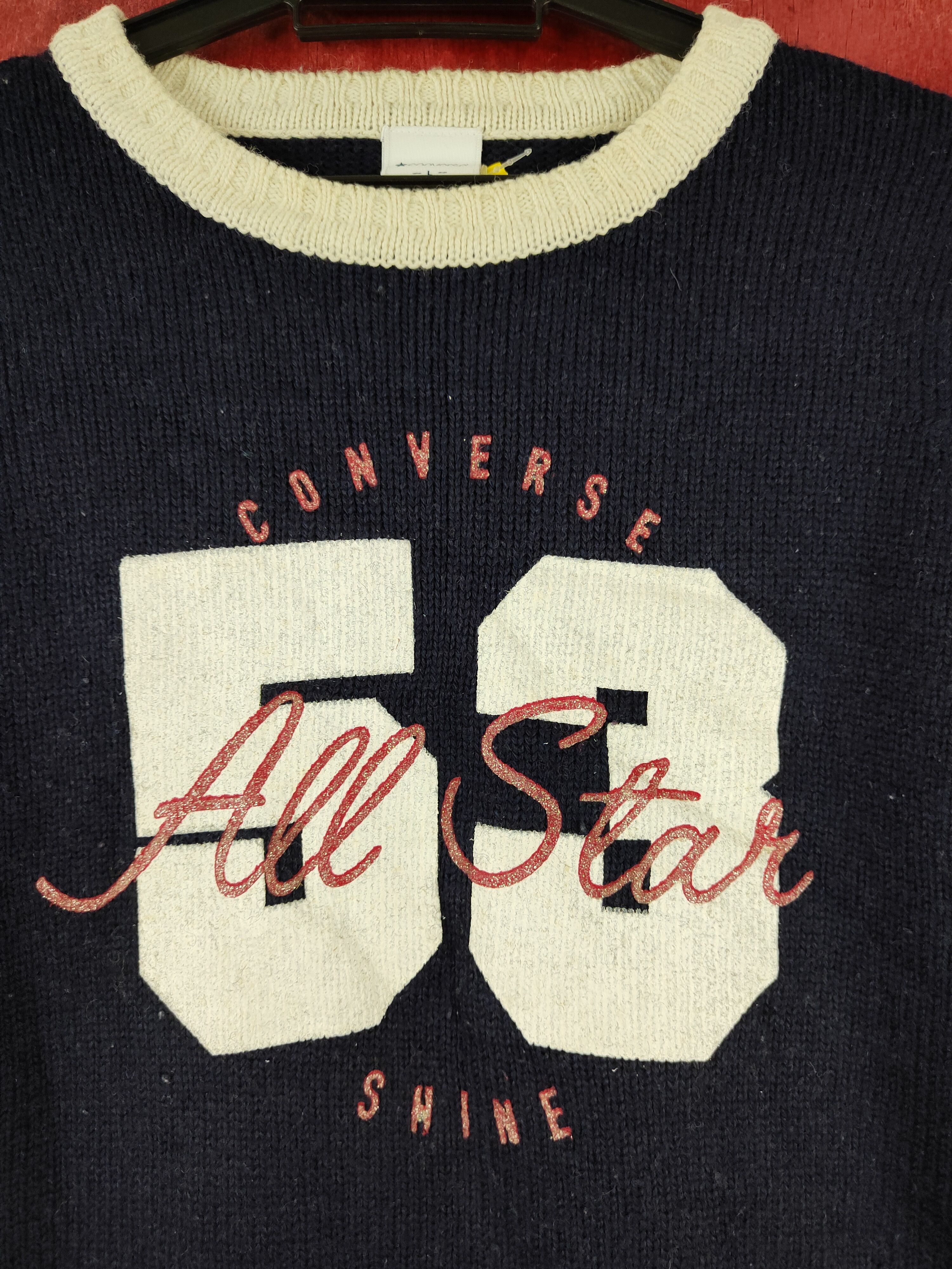 Converse Converse sweatshirt Black Knitwear #S333 Size M / US 6-8 / IT 42-44 - 3 Thumbnail