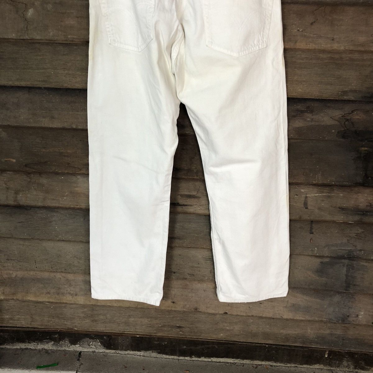 Levi's 501 Levis White vintage jeans Denim Pants #4538 Size US 32 / EU 48 - 11 Thumbnail