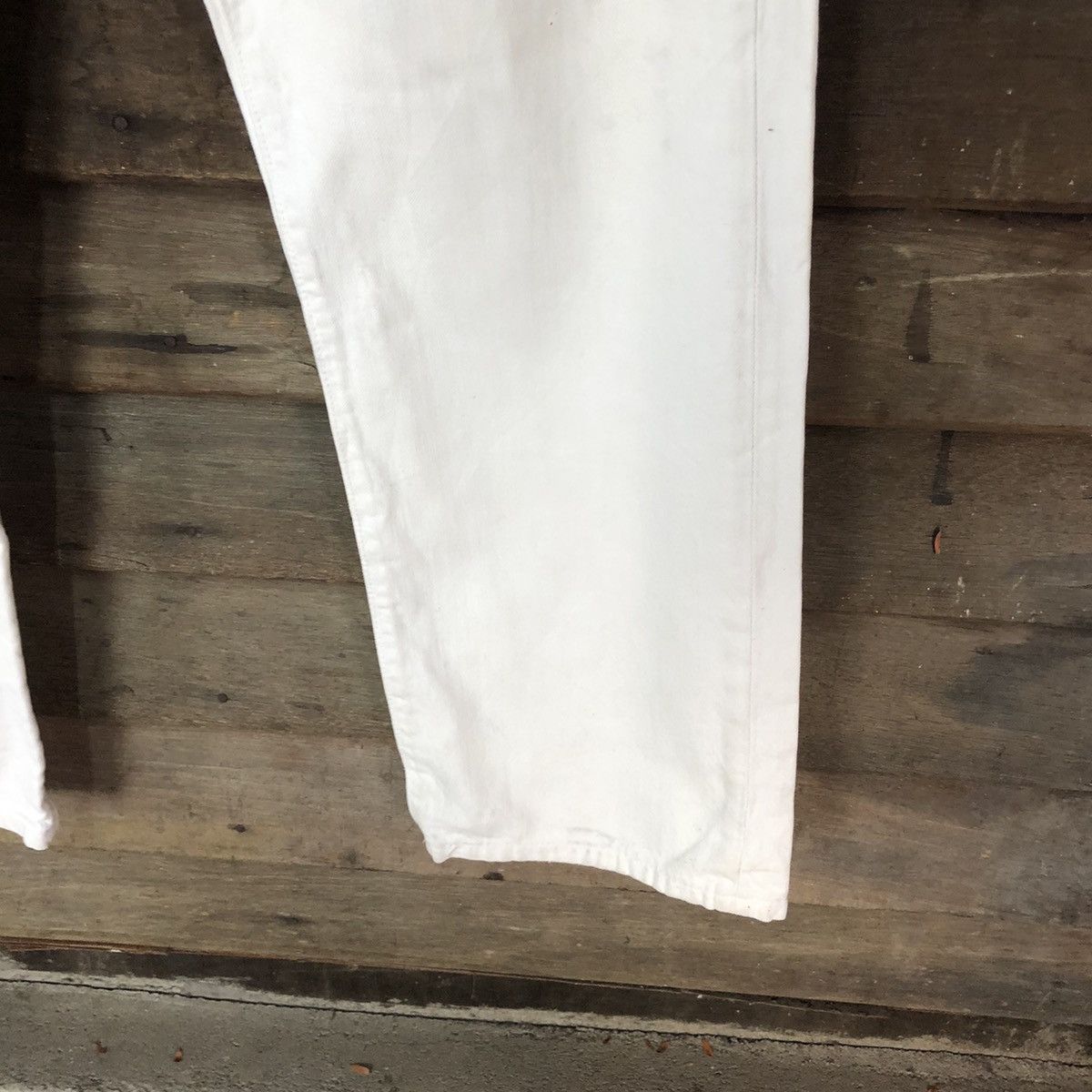 Levi's 501 Levis White vintage jeans Denim Pants #4538 Size US 32 / EU 48 - 7 Thumbnail