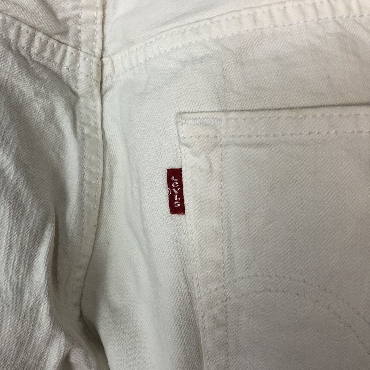 Levi's 501 Levis White vintage jeans Denim Pants #4538 Size US 32 / EU 48 - 15 Thumbnail