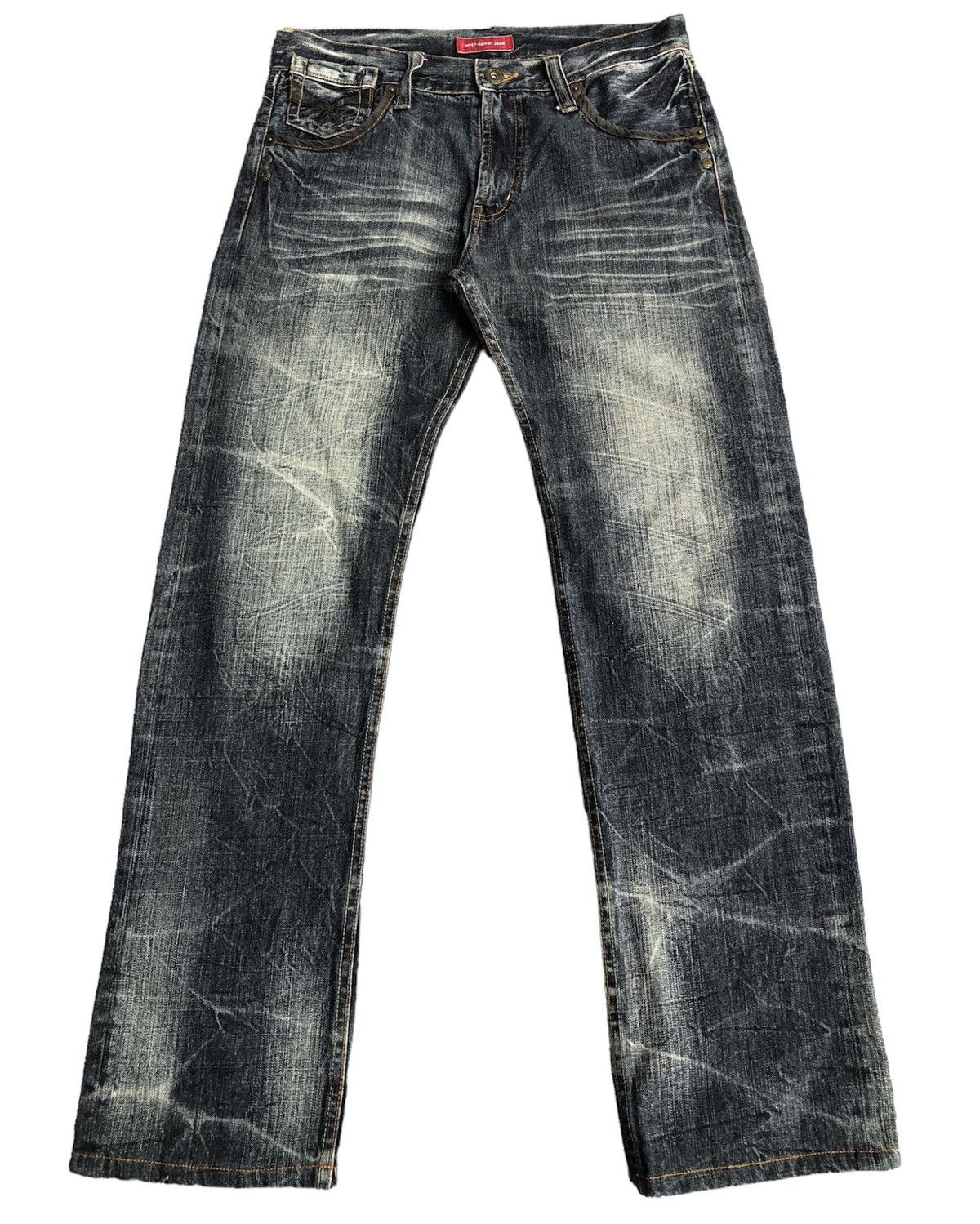 Japanese Brand Rare🔥Vintage Japanese Anti Label Jeans Size US 32 / EU 48 - 4 Thumbnail
