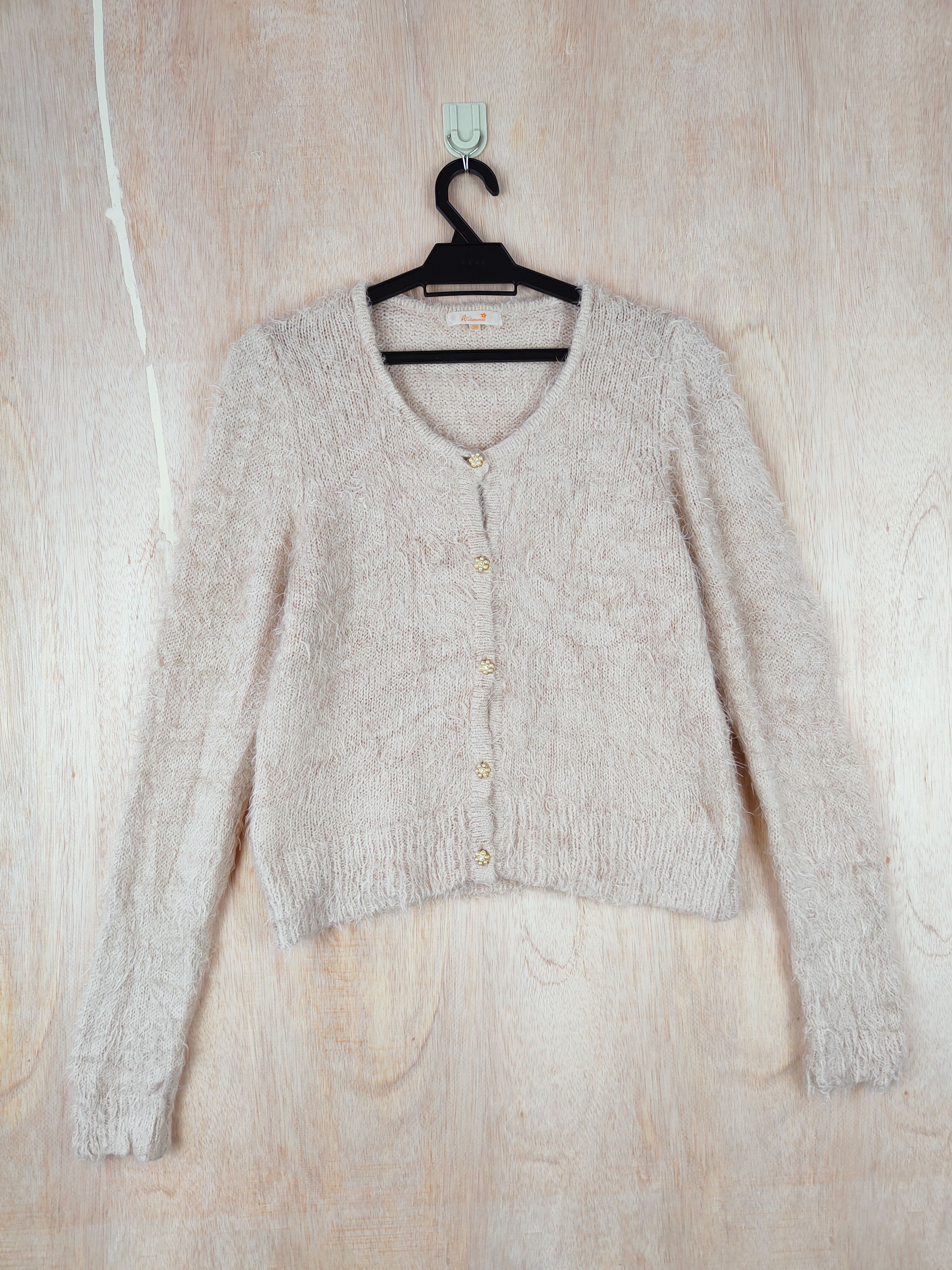 Homespun Knitwear × Japanese Brand Avallamanda Brown Shag Shaggy Fur Mohair Knitwear #S264 Size S / US 4 / IT 40 - 1 Thumbnail