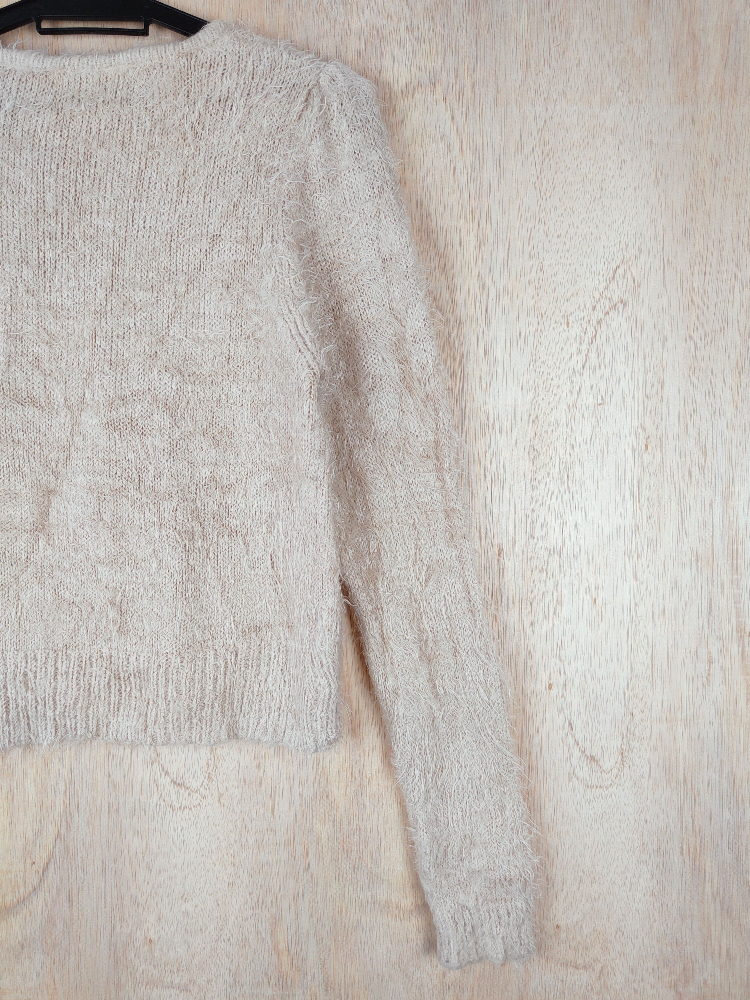 Homespun Knitwear × Japanese Brand Avallamanda Brown Shag Shaggy Fur Mohair Knitwear #S264 Size S / US 4 / IT 40 - 7 Thumbnail