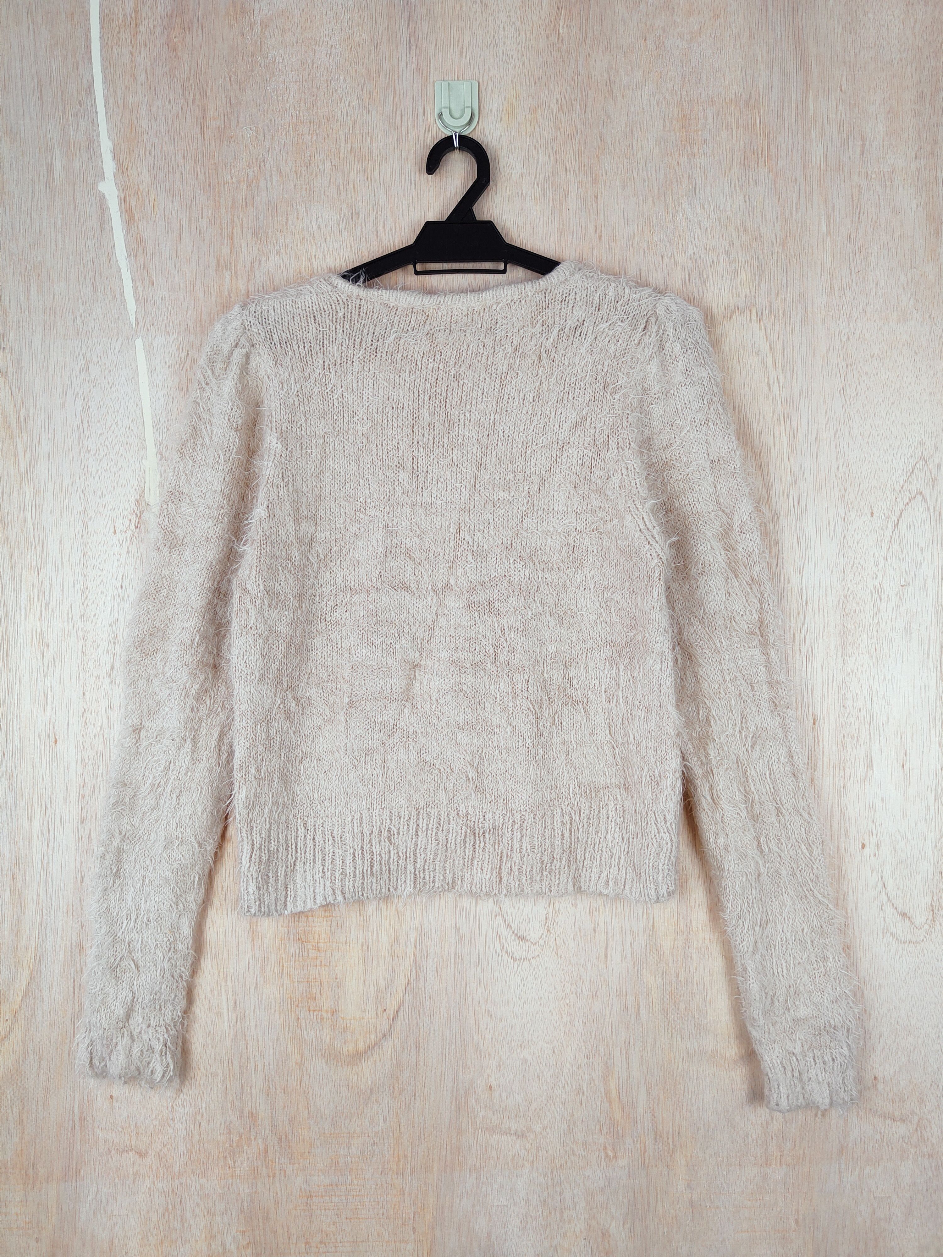 Homespun Knitwear × Japanese Brand Avallamanda Brown Shag Shaggy Fur Mohair Knitwear #S264 Size S / US 4 / IT 40 - 5 Thumbnail