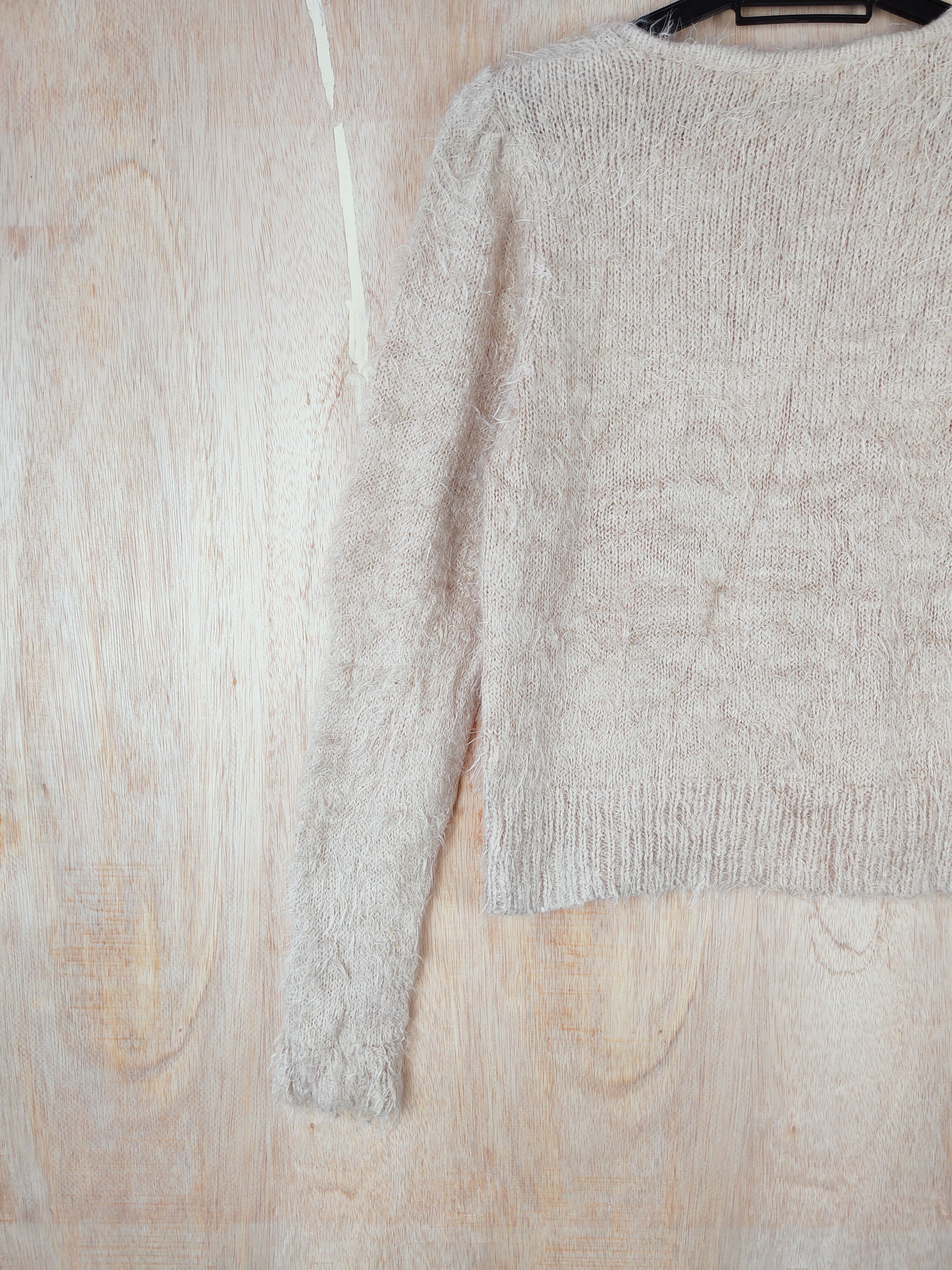 Homespun Knitwear × Japanese Brand Avallamanda Brown Shag Shaggy Fur Mohair Knitwear #S264 Size S / US 4 / IT 40 - 6 Thumbnail