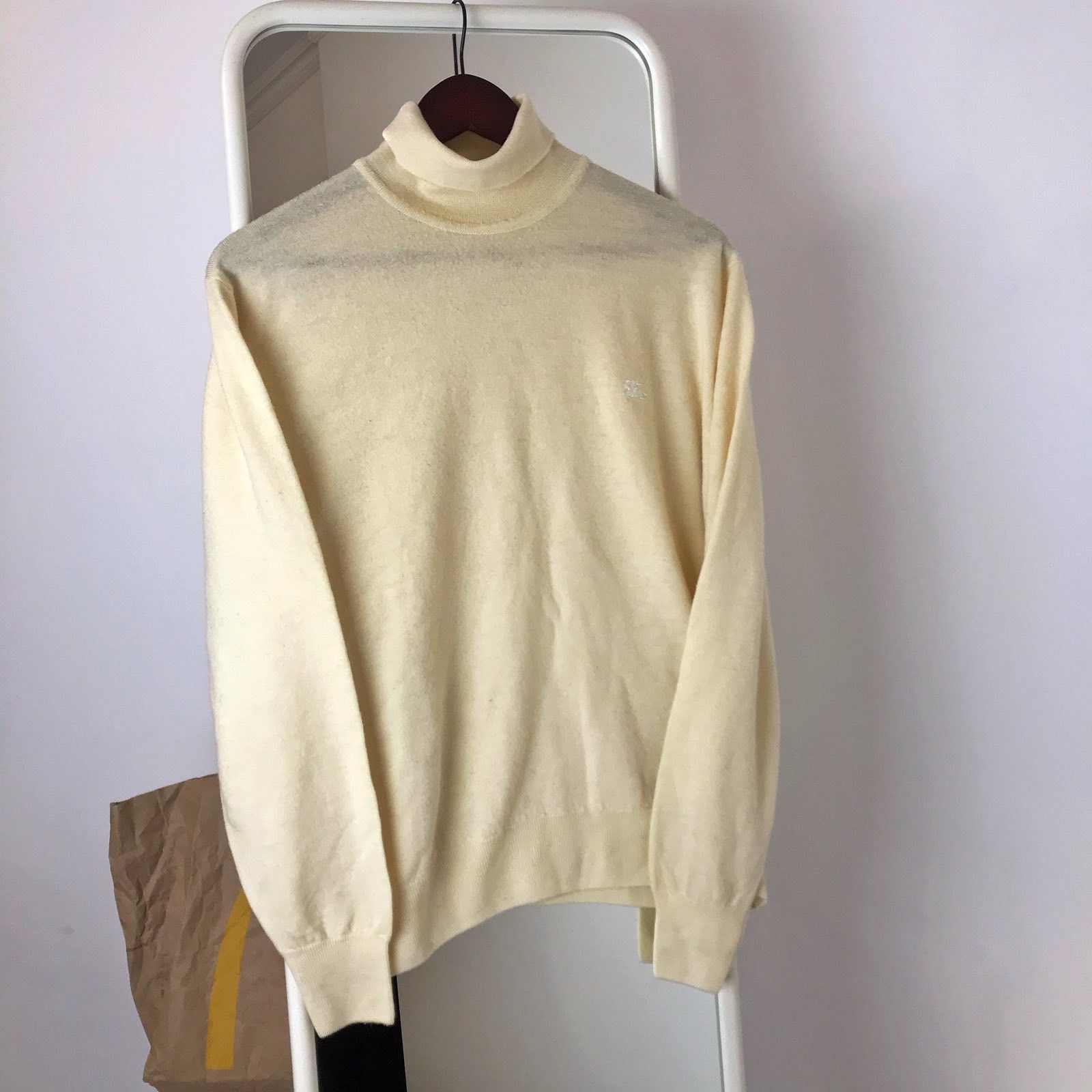 Burberry Vintage Burberry Wool 90s sweatshirt Size US M / EU 48-50 / 2 - 1 Thumbnail