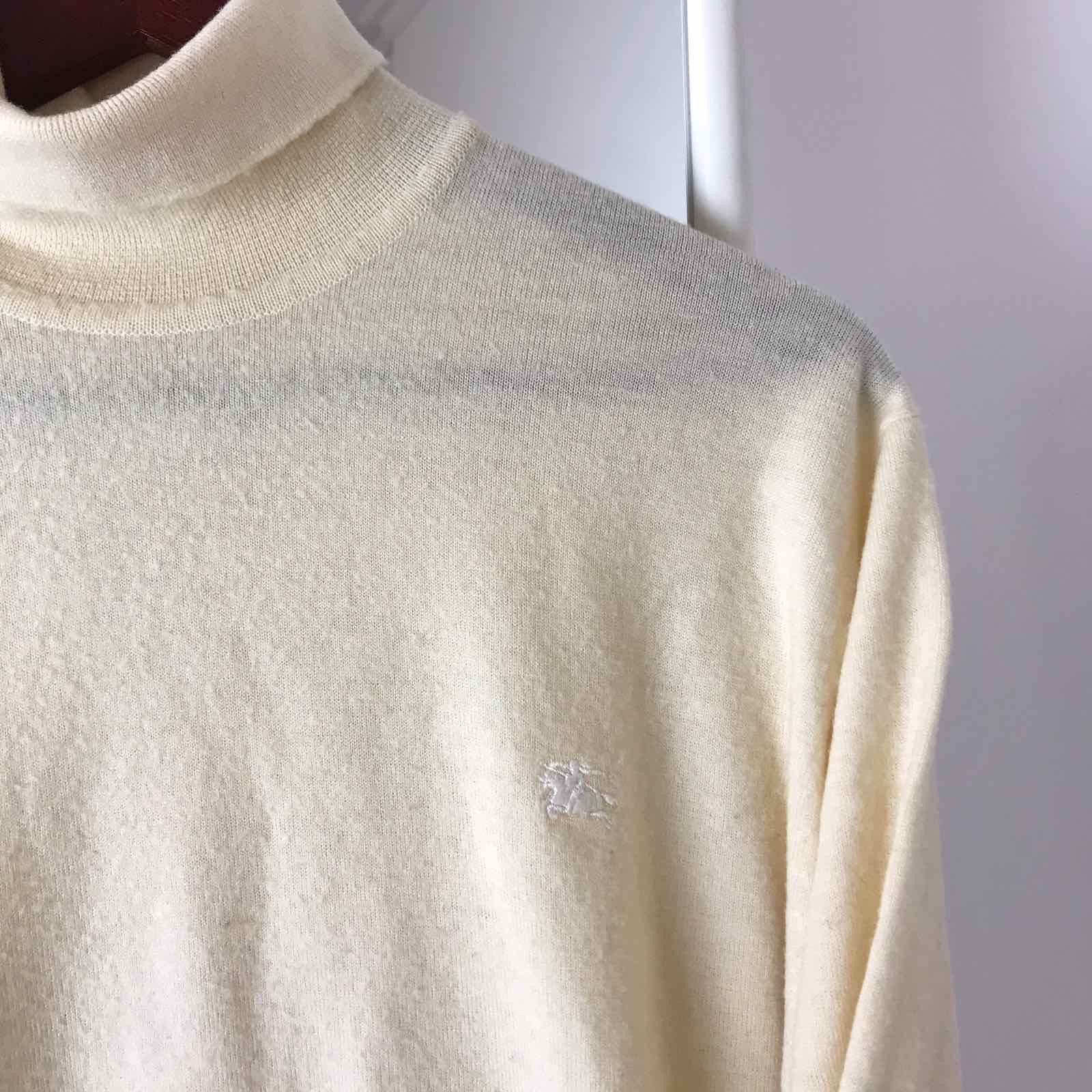 Burberry Vintage Burberry Wool 90s sweatshirt Size US M / EU 48-50 / 2 - 4 Thumbnail