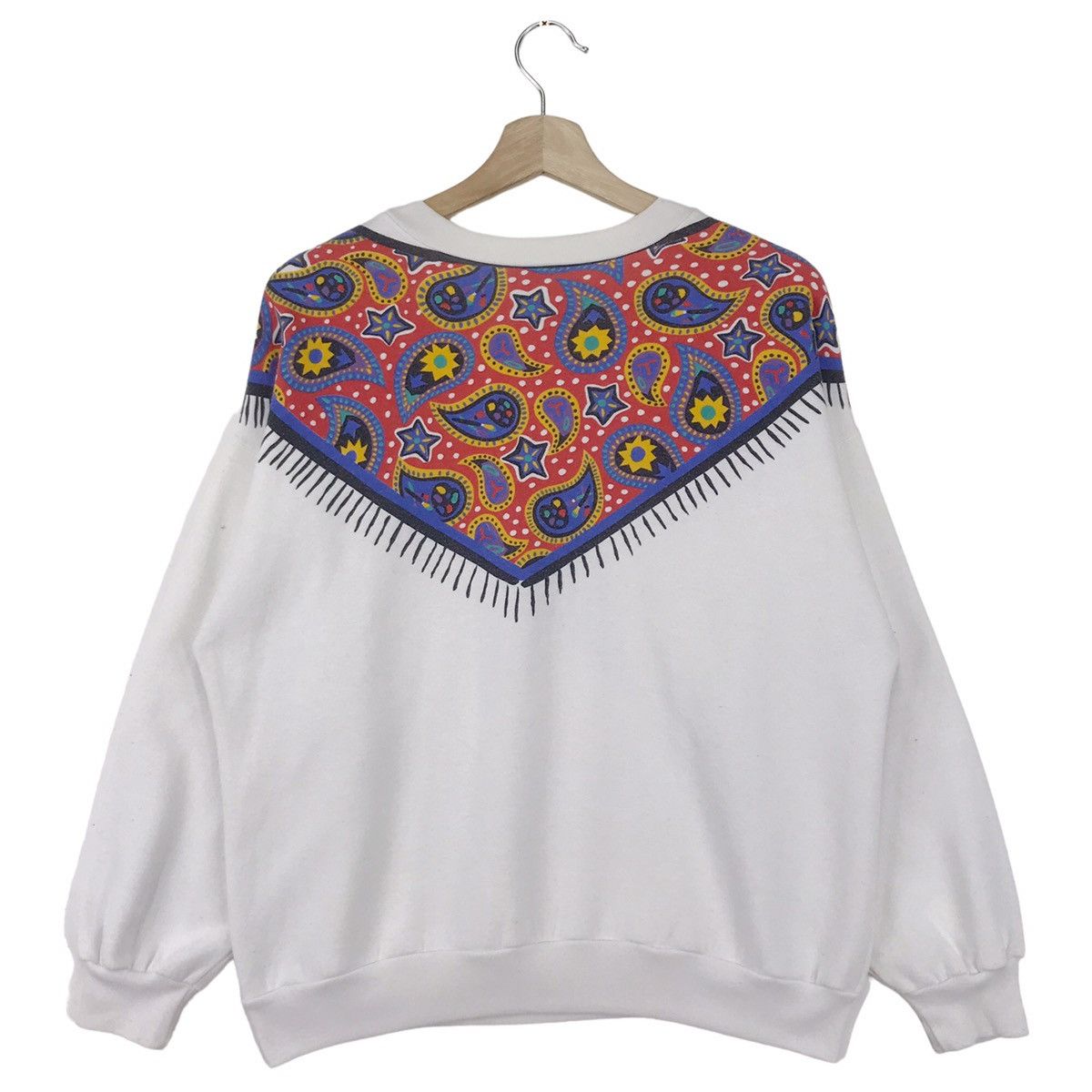 Vintage 80’s Ken Done Paisley Art Sweatshirts Size US M / EU 48-50 / 2 - 2 Thumbnail
