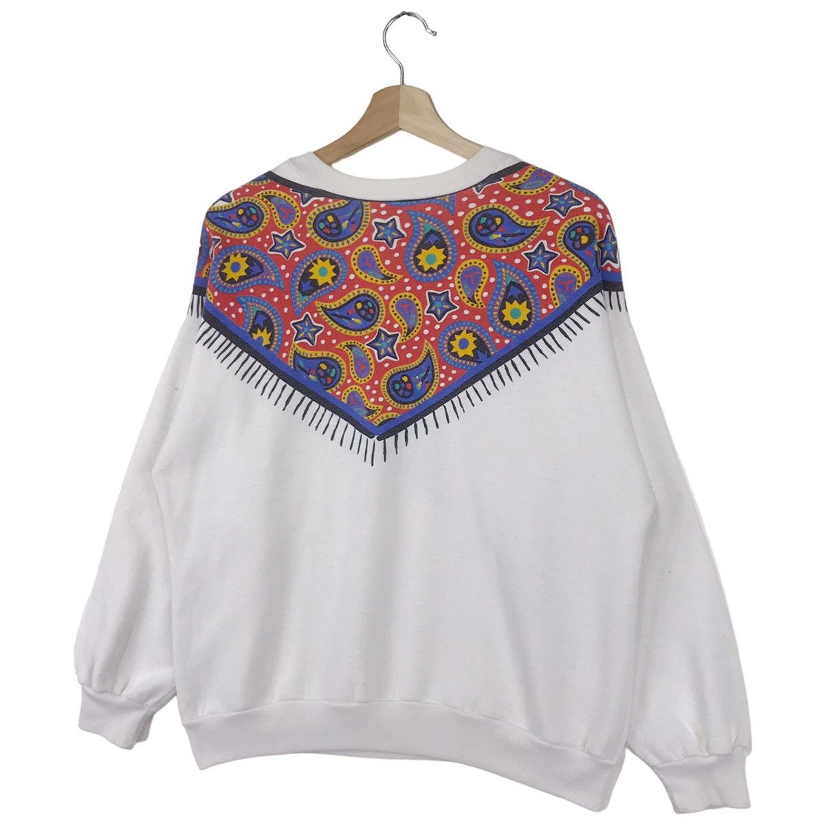 Vintage 80’s Ken Done Paisley Art Sweatshirts Size US M / EU 48-50 / 2 - 6 Thumbnail