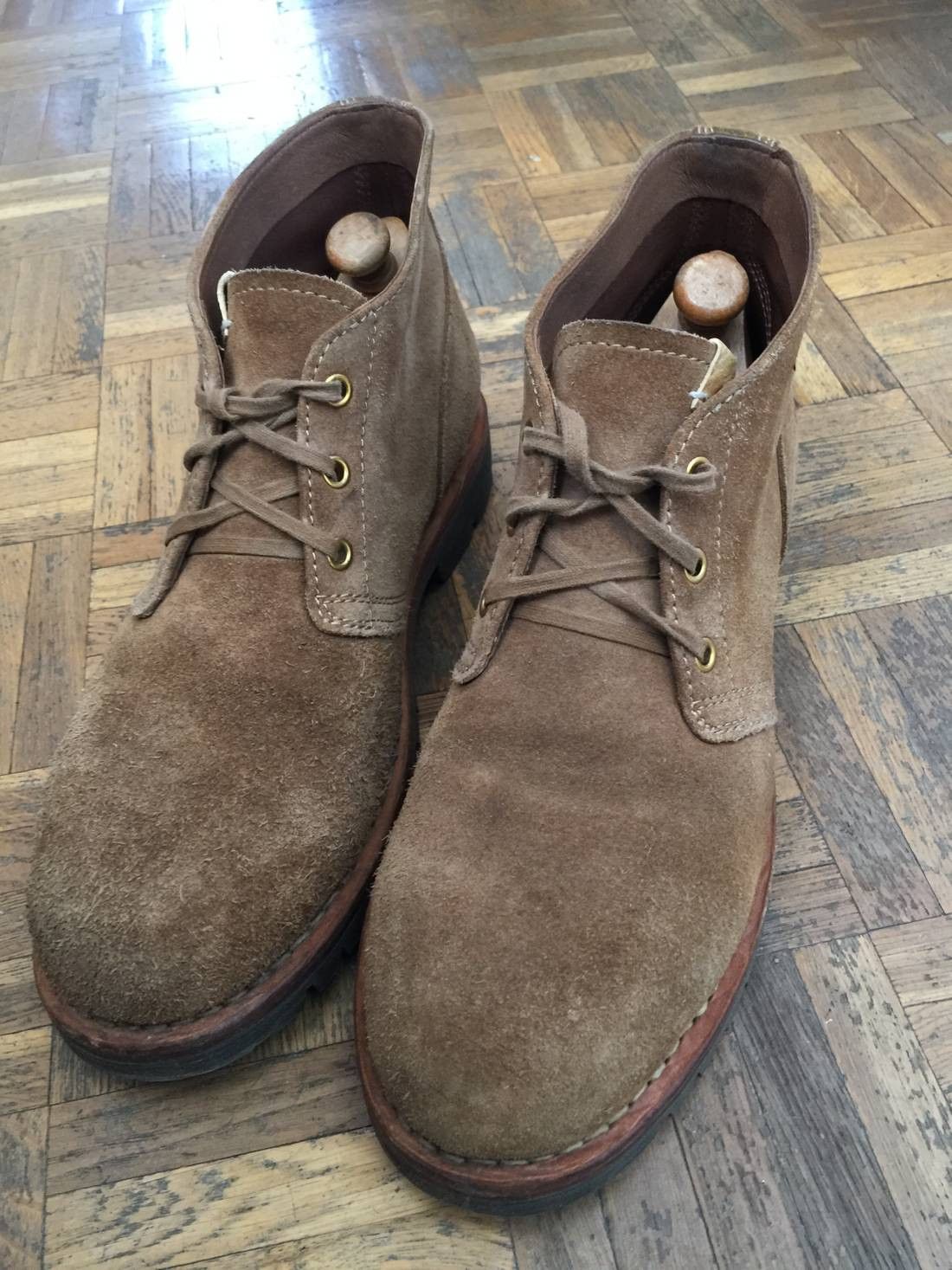 Visvim Willys Boots Mid-Folk (Suede) - Lt. Brown (SS14) | Grailed 