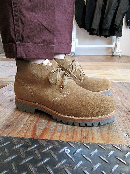 Visvim Willys Boots Mid-Folk (Suede) - Lt. Brown (SS14) | Grailed