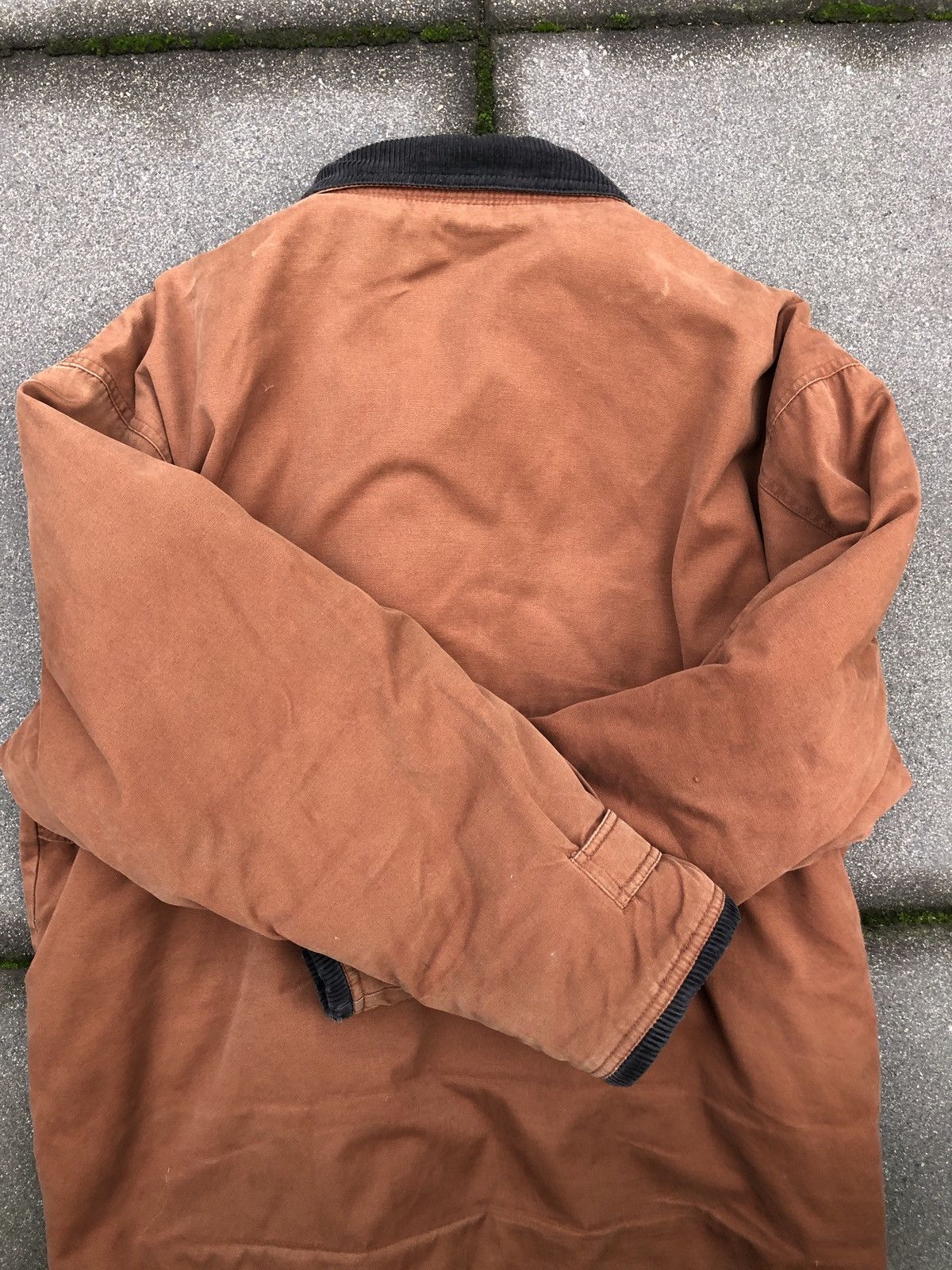 Vintage Vintage plaid lining corduroy collar duck canvas work jacket Size US XL / EU 56 / 4 - 5 Thumbnail