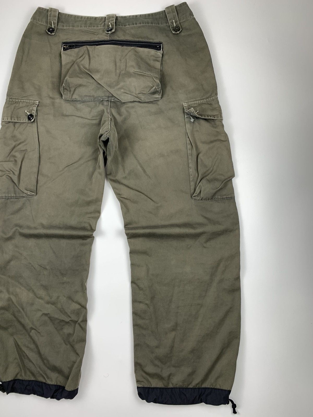 Japanese Brand Gaijin Made patchwork Cropped Monkey Pant Size US 31 - 12 Thumbnail