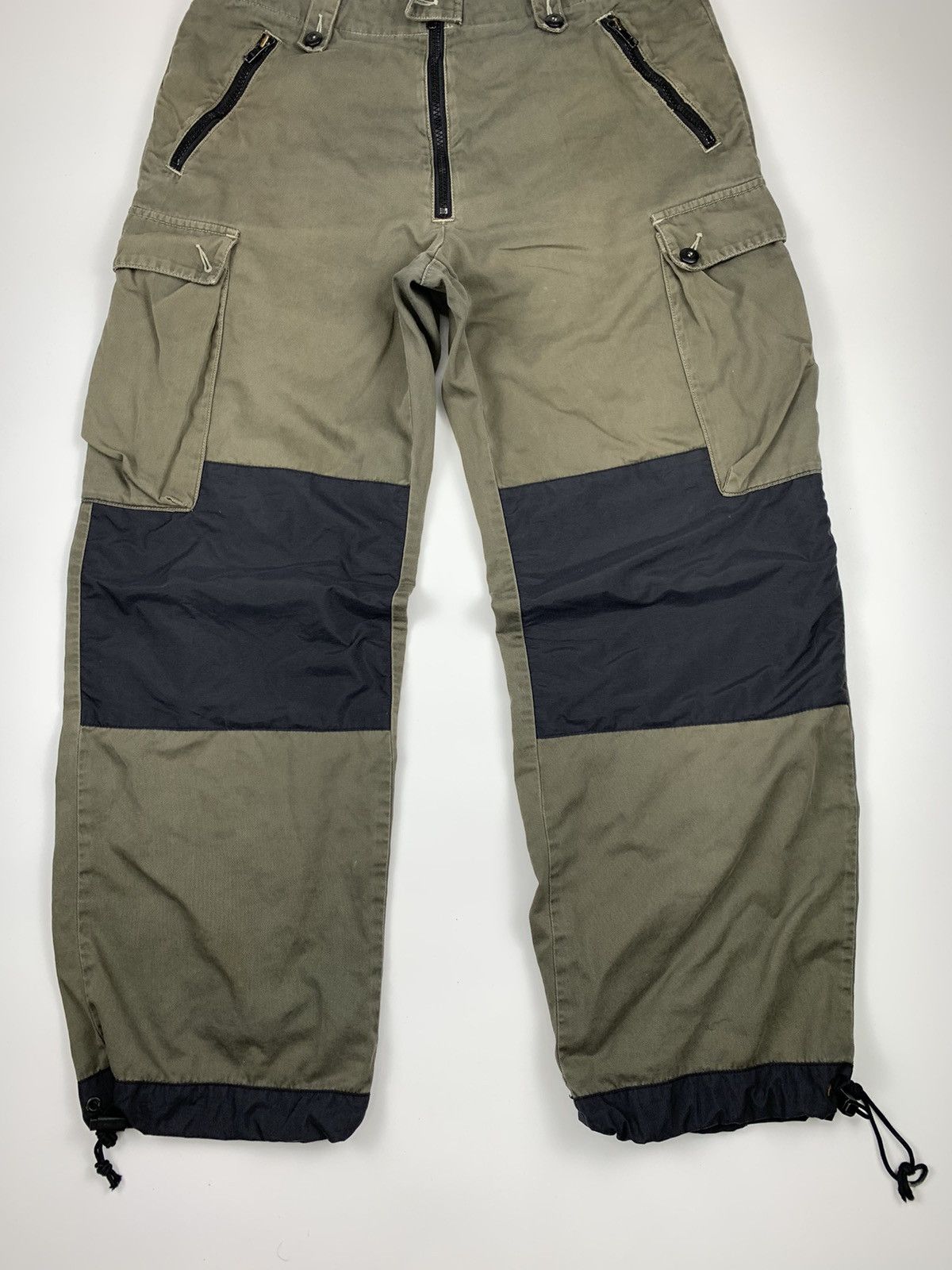 Japanese Brand Gaijin Made patchwork Cropped Monkey Pant Size US 31 - 6 Thumbnail