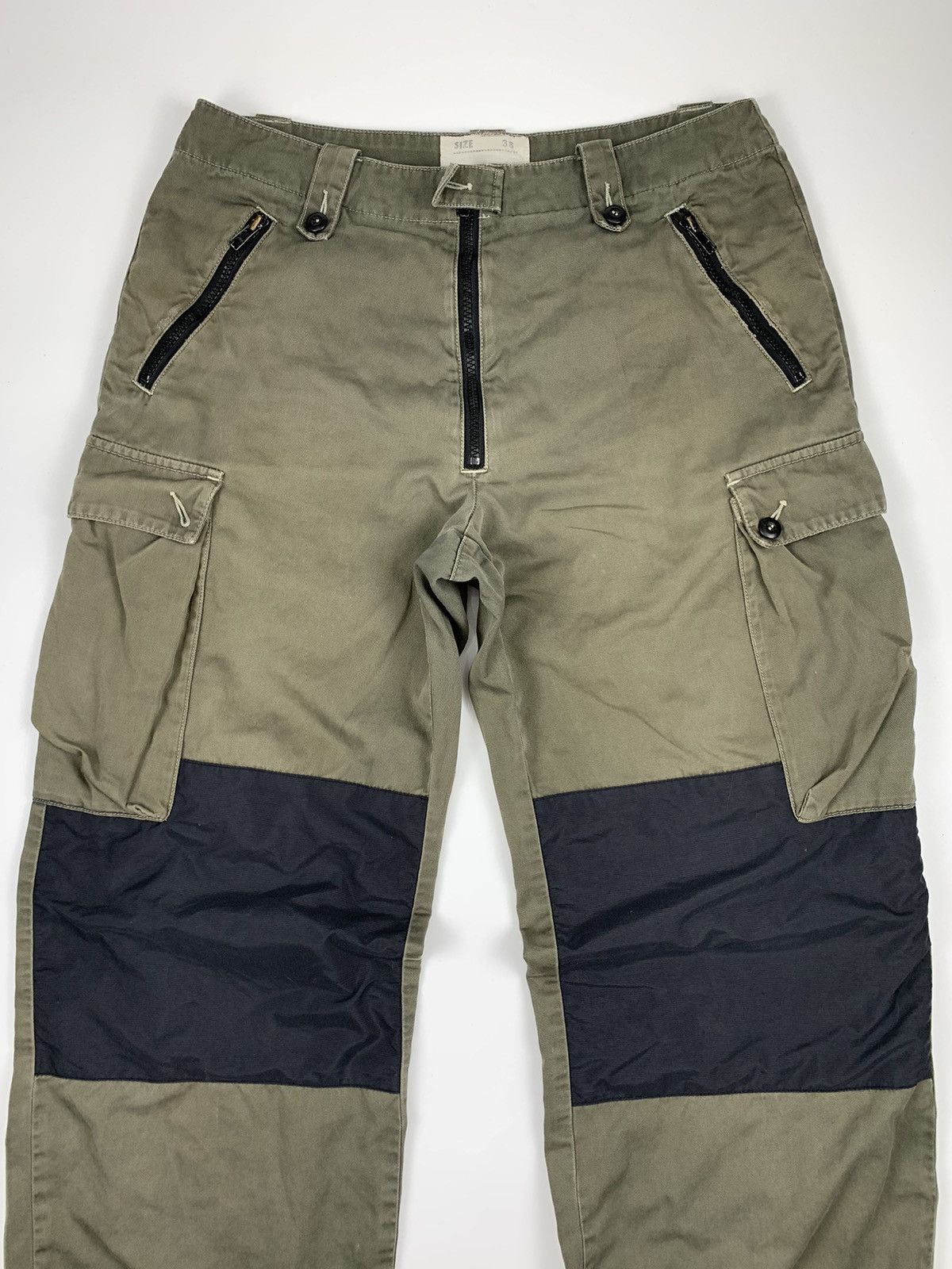 Japanese Brand Gaijin Made patchwork Cropped Monkey Pant Size US 31 - 5 Thumbnail