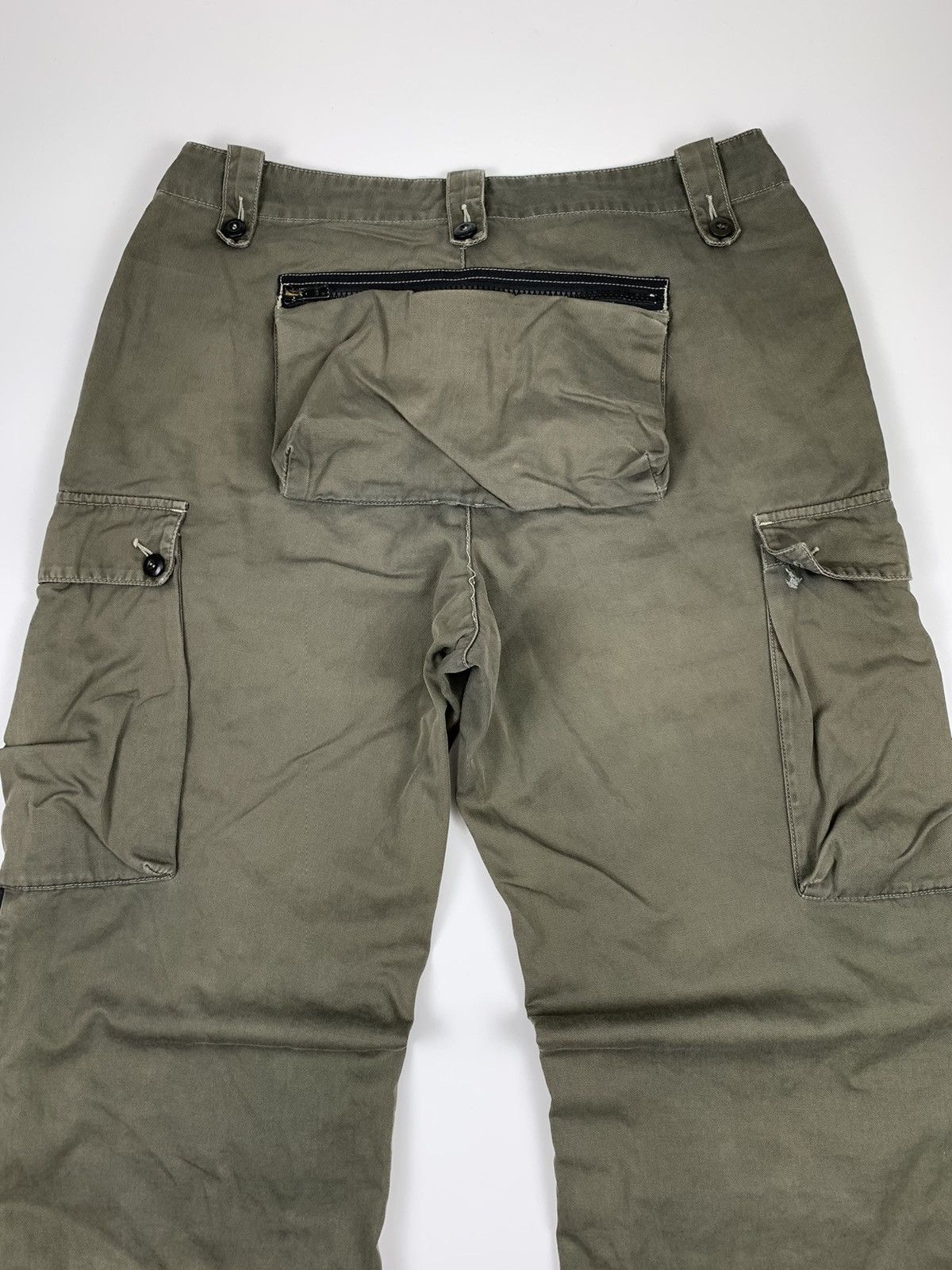 Japanese Brand Gaijin Made patchwork Cropped Monkey Pant Size US 31 - 13 Thumbnail