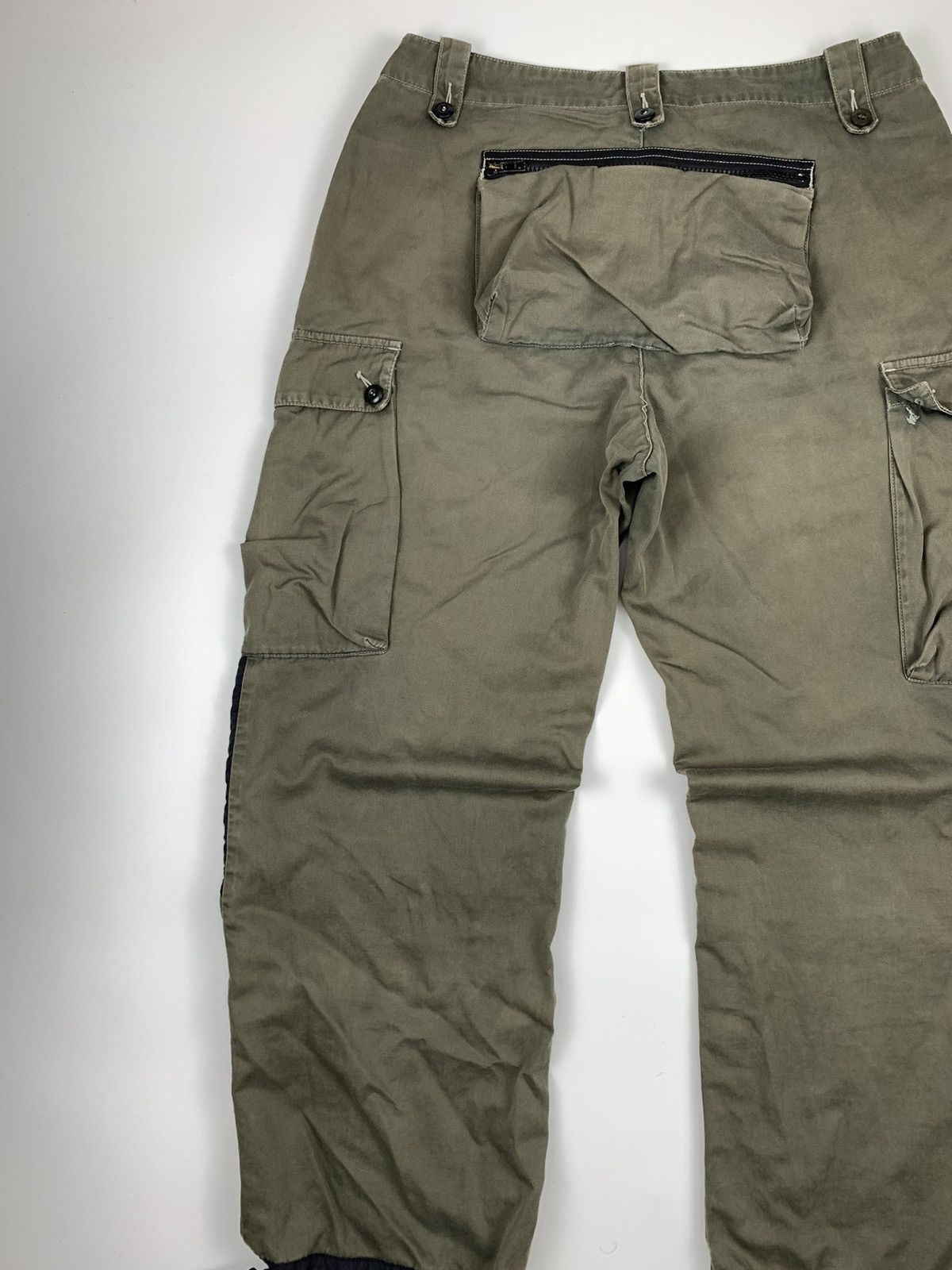 Japanese Brand Gaijin Made patchwork Cropped Monkey Pant Size US 31 - 11 Thumbnail