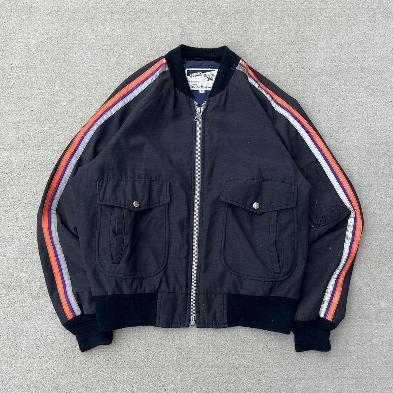 Vintage Vintage 80’s FedEx delivery bomber jacket | Grailed