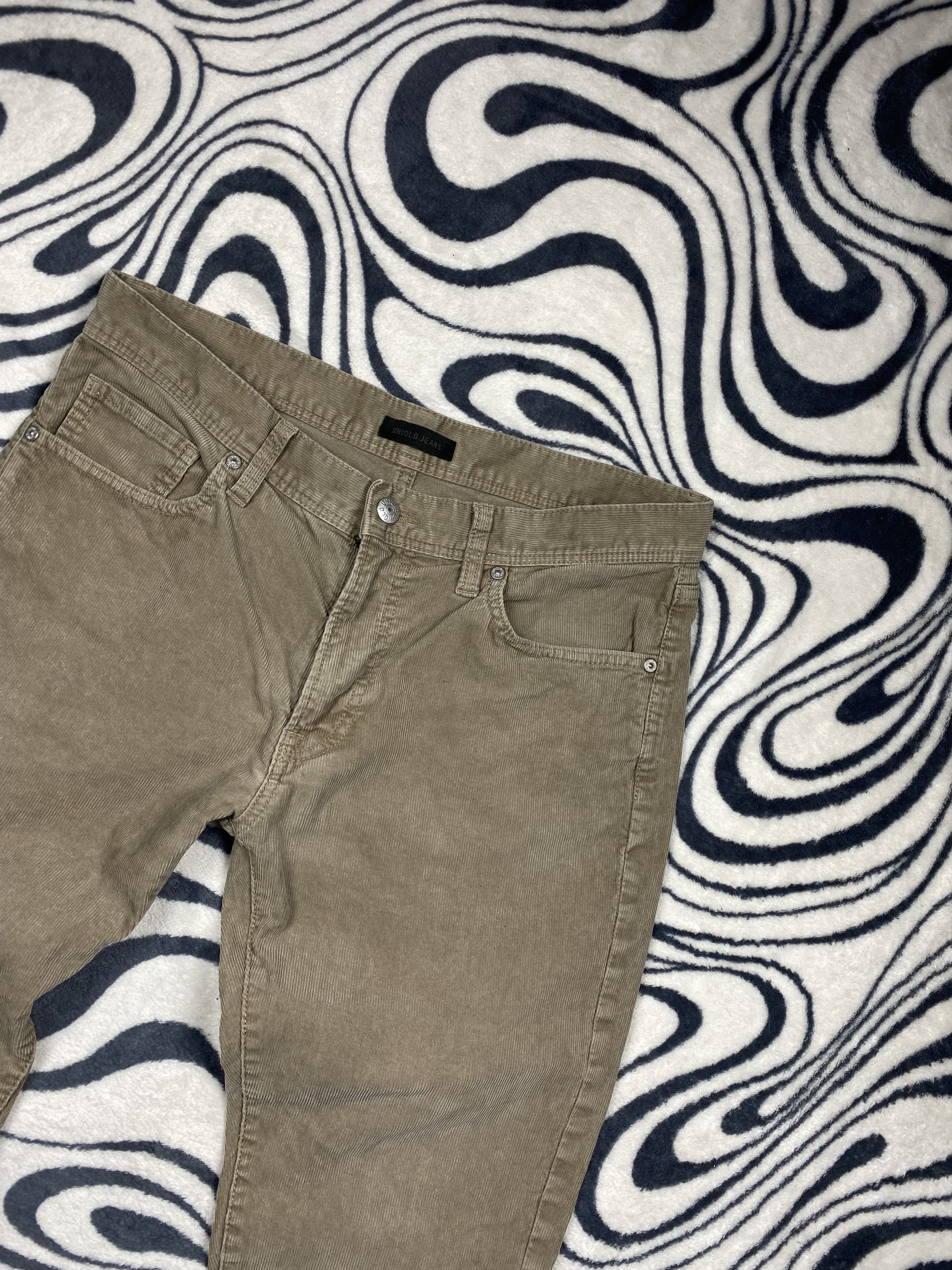 Uniqlo Uniqlo Vintage Mens Corduroy Denim Pants Jeans Size US 32 / EU 48 - 2 Thumbnail