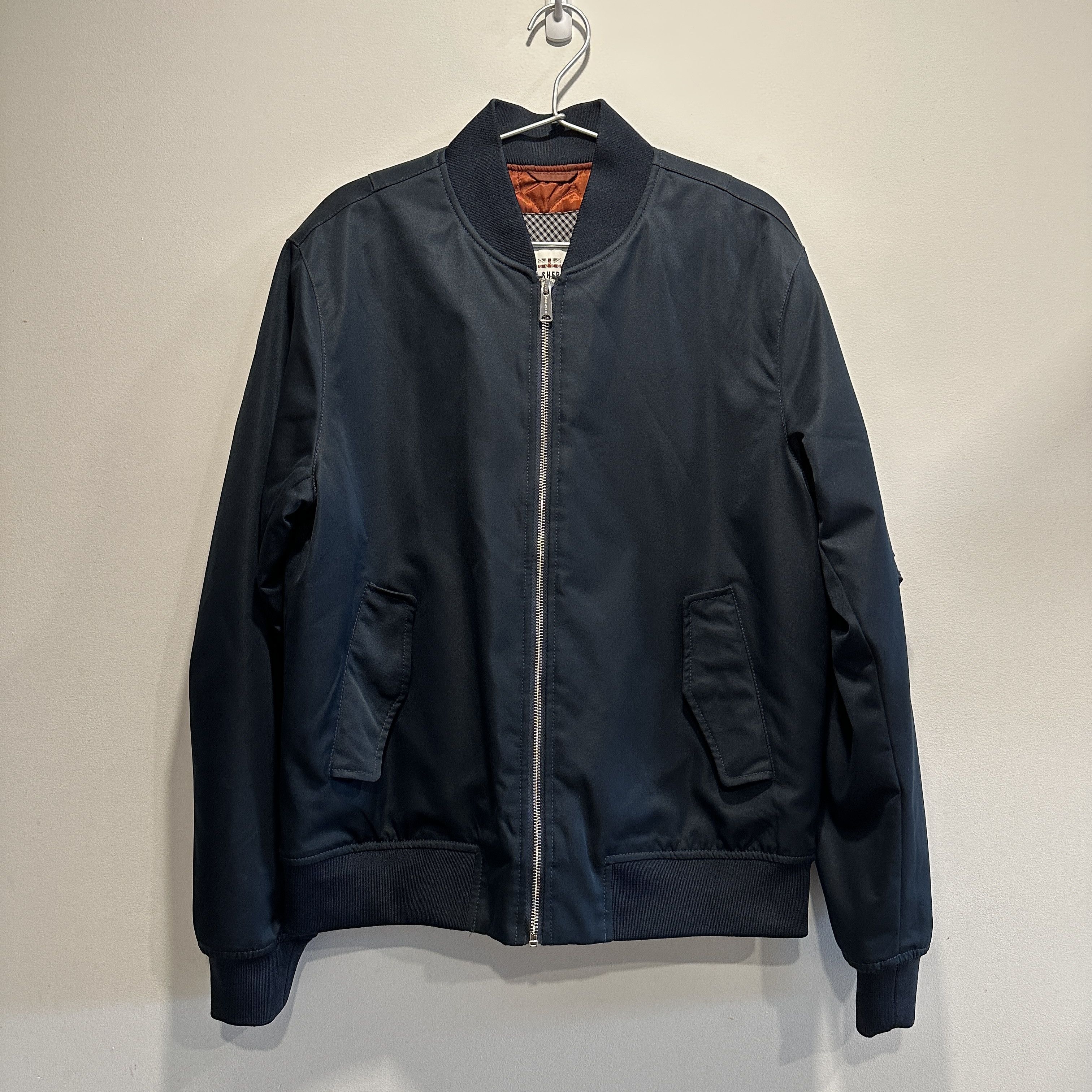 Ben Sherman Ben Sherman Navy Bomber Jacket Size US M / EU 48-50 / 2 - 2 Thumbnail
